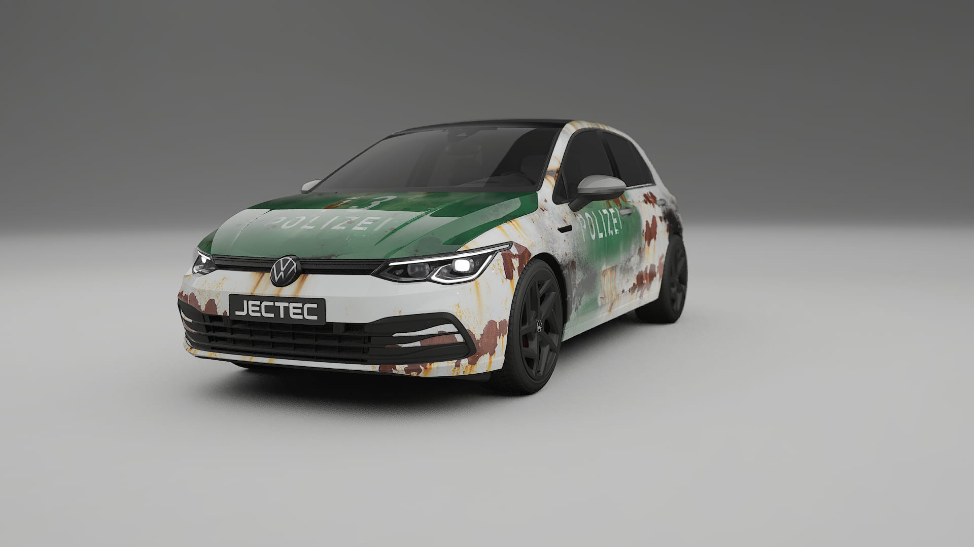 VW Golf Mk8 COBRA 11 – Ontworpen Wrap PPF Kit van Printbaar Polyurethaanfolie