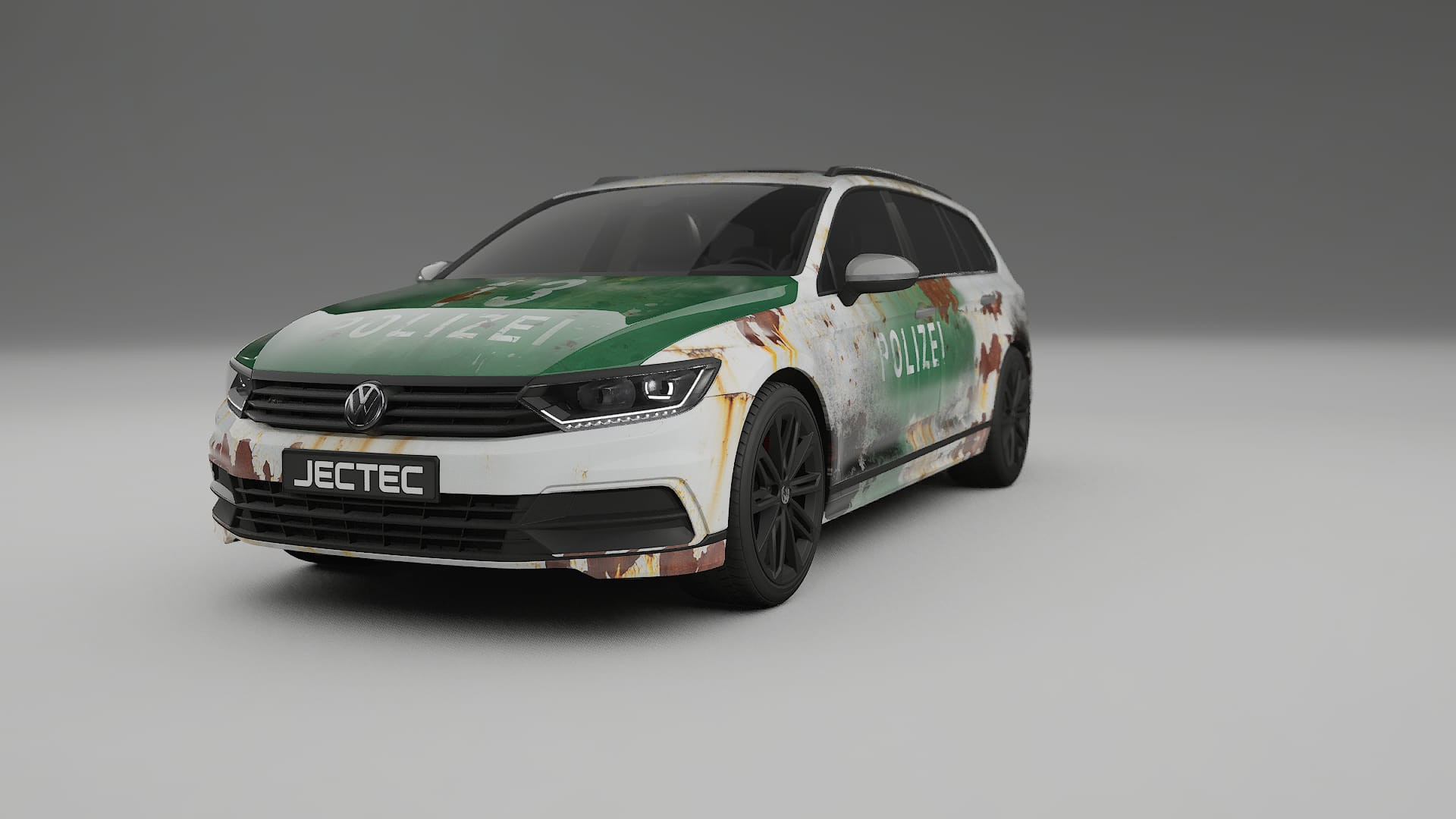 VW Passat VariantR B8 COBRA 11 – Ontworpen Wrap PPF Kit van Printbaar Polyurethaanfolie