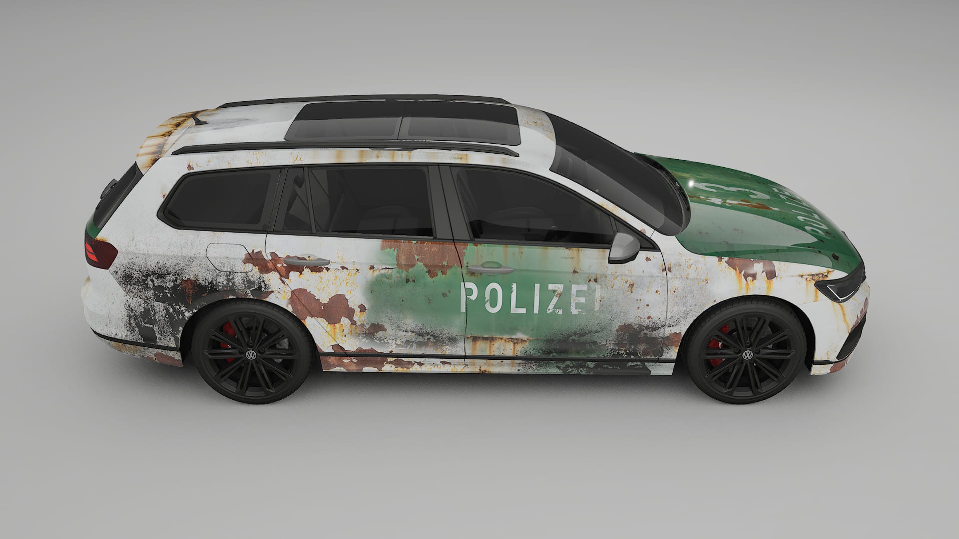 VW Passat VariantR B8 COBRA 11 – Ontworpen Wrap PPF Kit van Printbaar Polyurethaanfolie