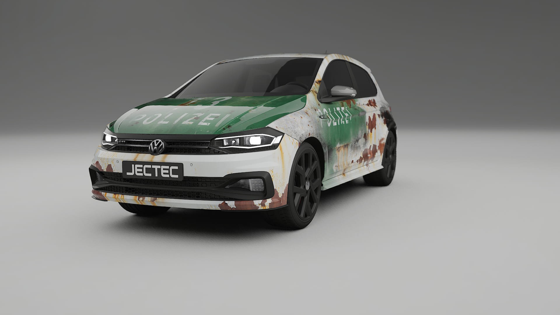 VW Polo GTI VI COBRA 11 – Ontworpen Wrap PPF Kit van Printbaar Polyurethaanfolie