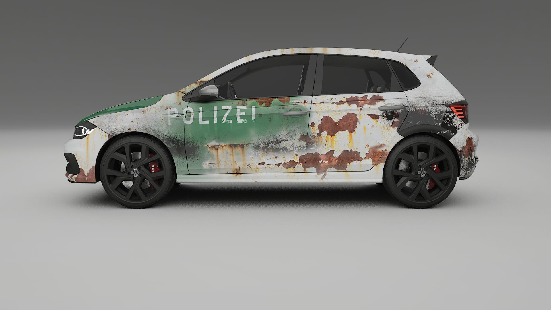 VW Polo GTI VI COBRA 11 – Ontworpen Wrap PPF Kit van Printbaar Polyurethaanfolie