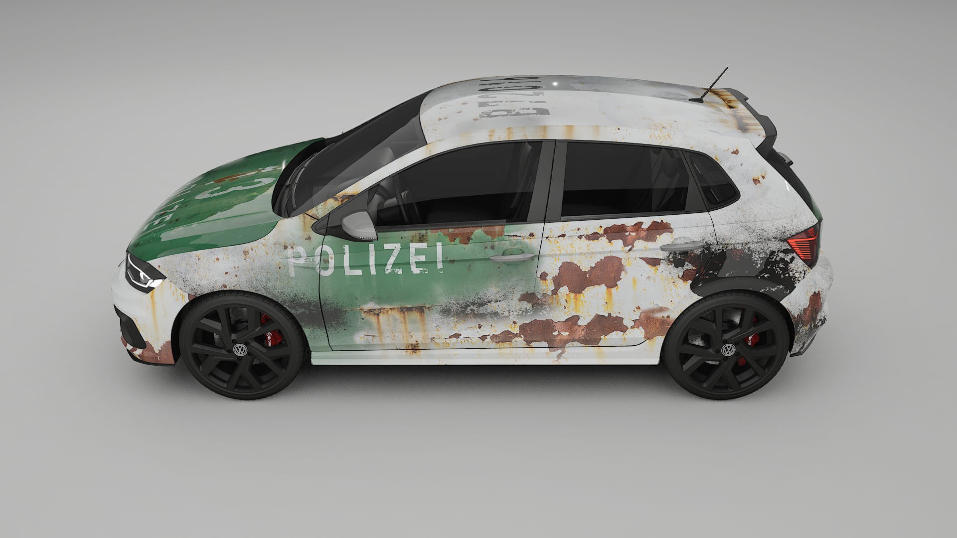 VW Polo GTI VI COBRA 11 – Ontworpen Wrap PPF Kit van Printbaar Polyurethaanfolie