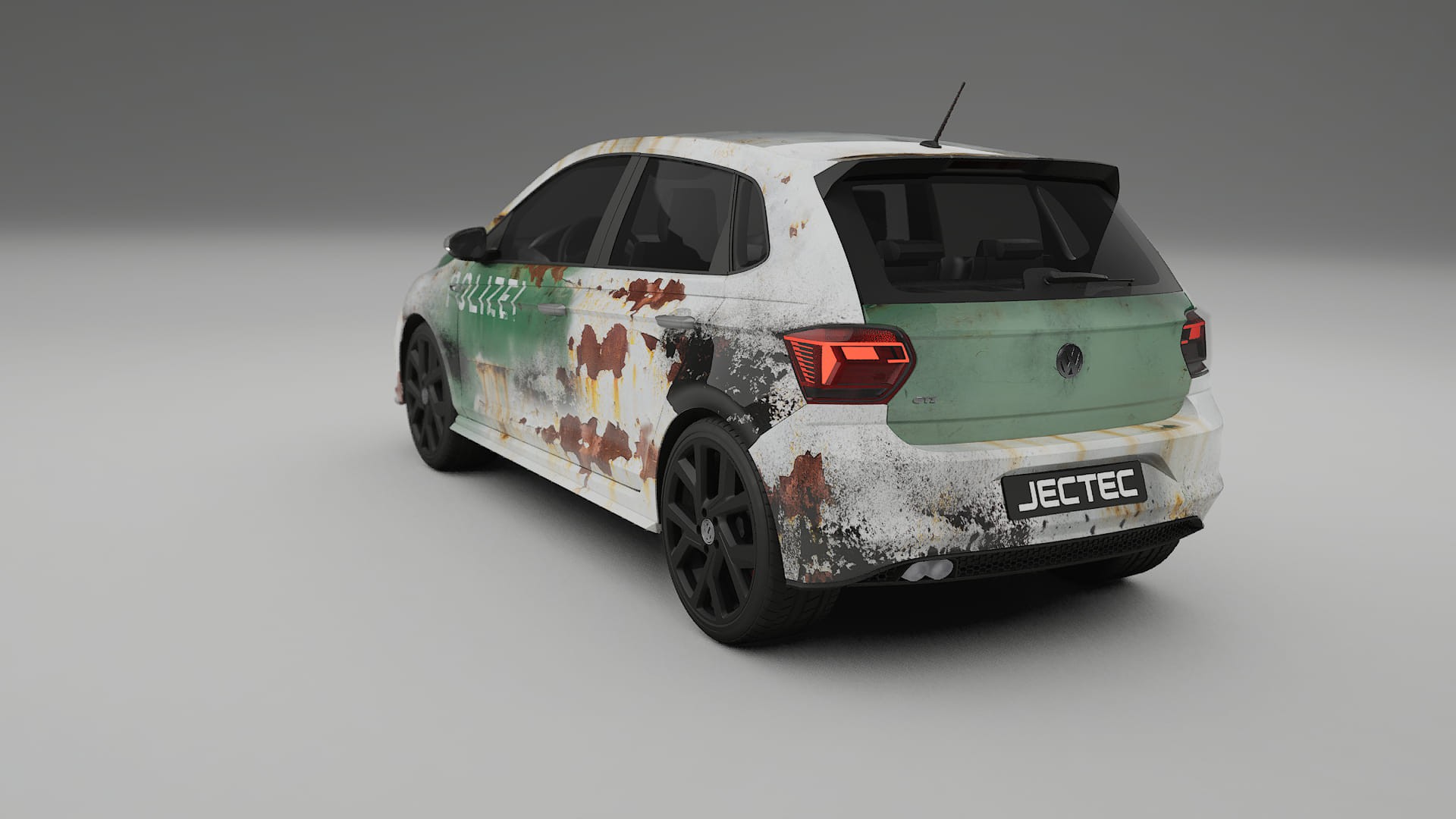 VW Polo GTI VI COBRA 11 – Ontworpen Wrap PPF Kit van Printbaar Polyurethaanfolie