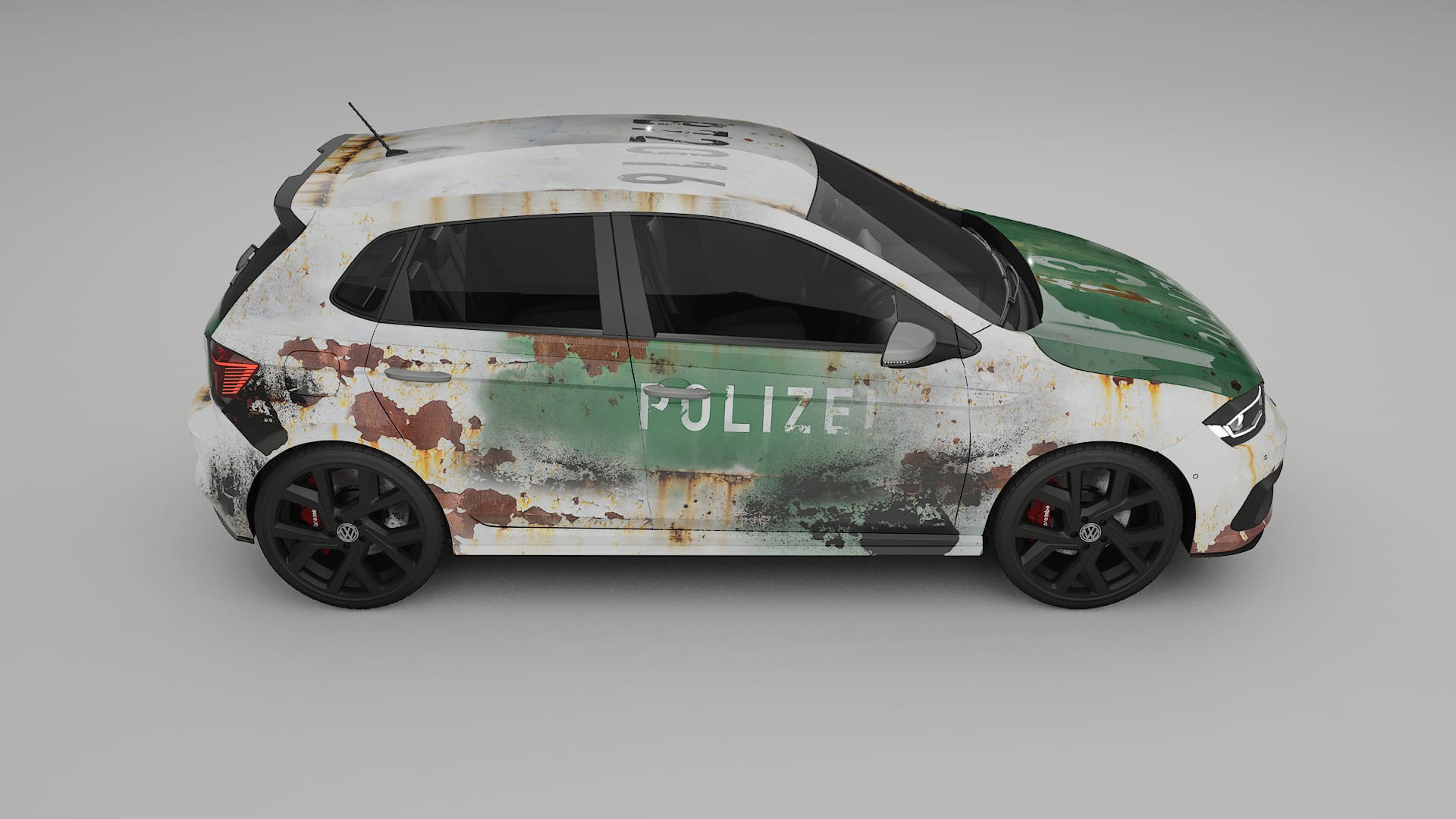 VW Polo GTI VI COBRA 11 – Ontworpen Wrap PPF Kit van Printbaar Polyurethaanfolie