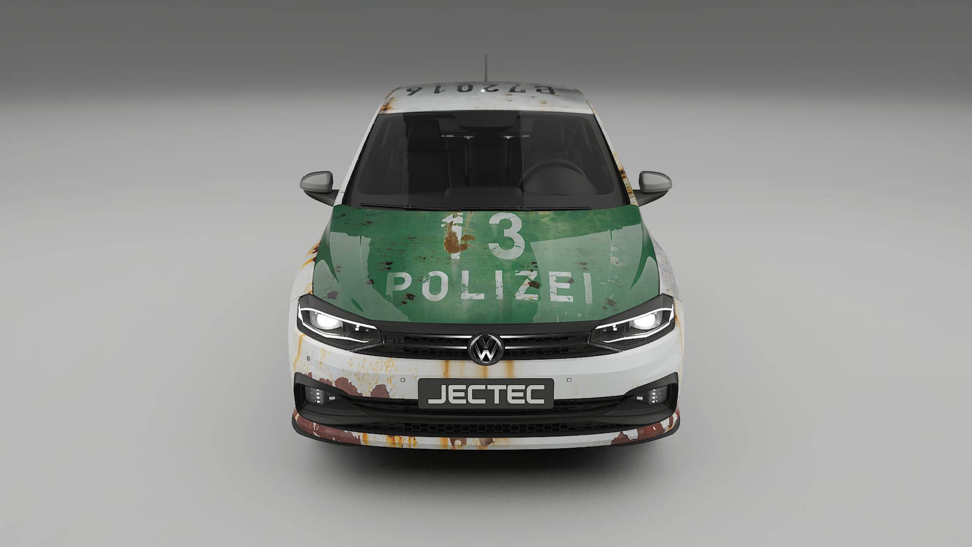 VW Polo GTI VI COBRA 11 – Ontworpen Wrap PPF Kit van Printbaar Polyurethaanfolie