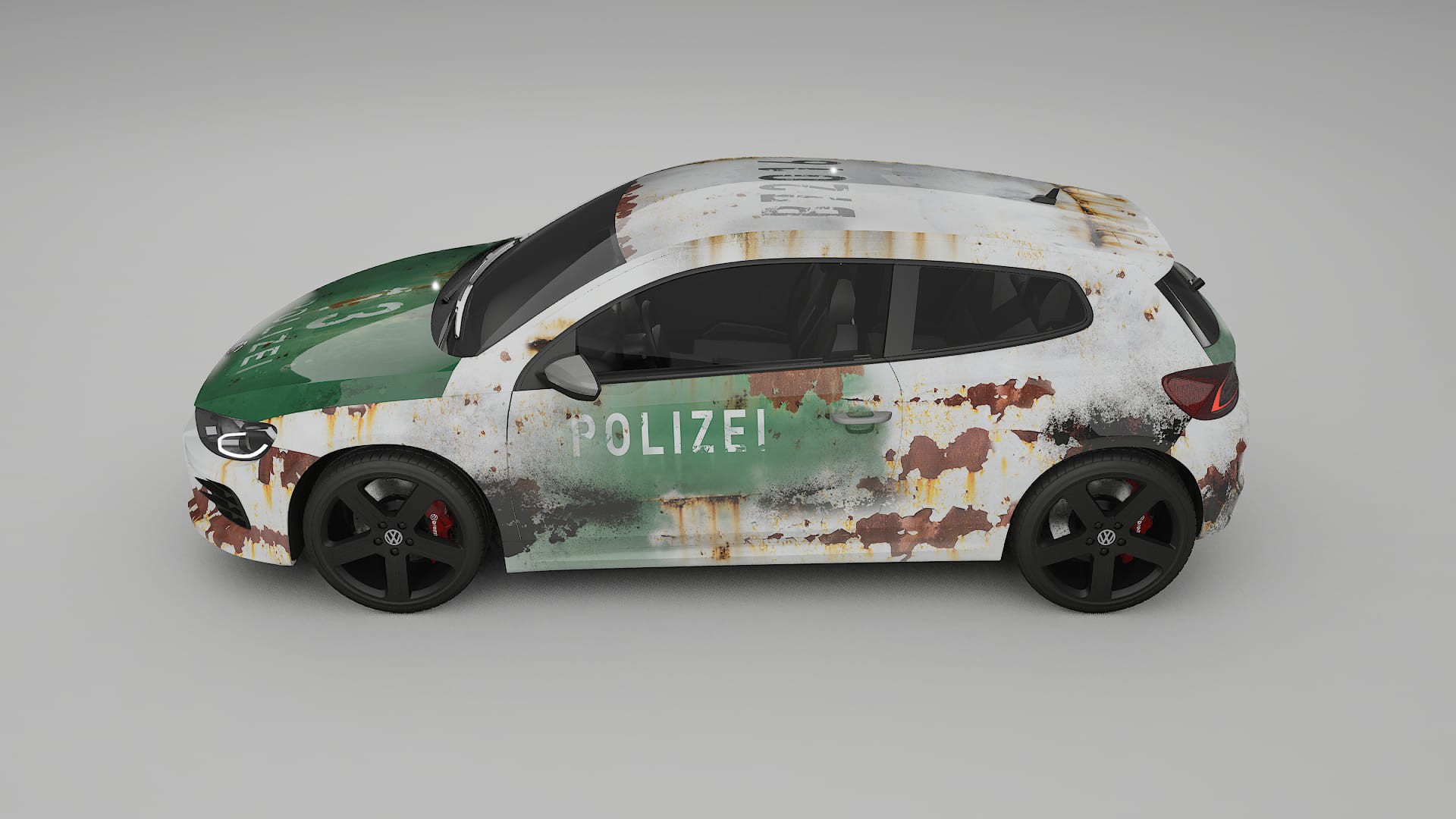 VW Scirocco R III COBRA 11 – Ontworpen Wrap PPF Kit van Printbaar Polyurethaanfolie