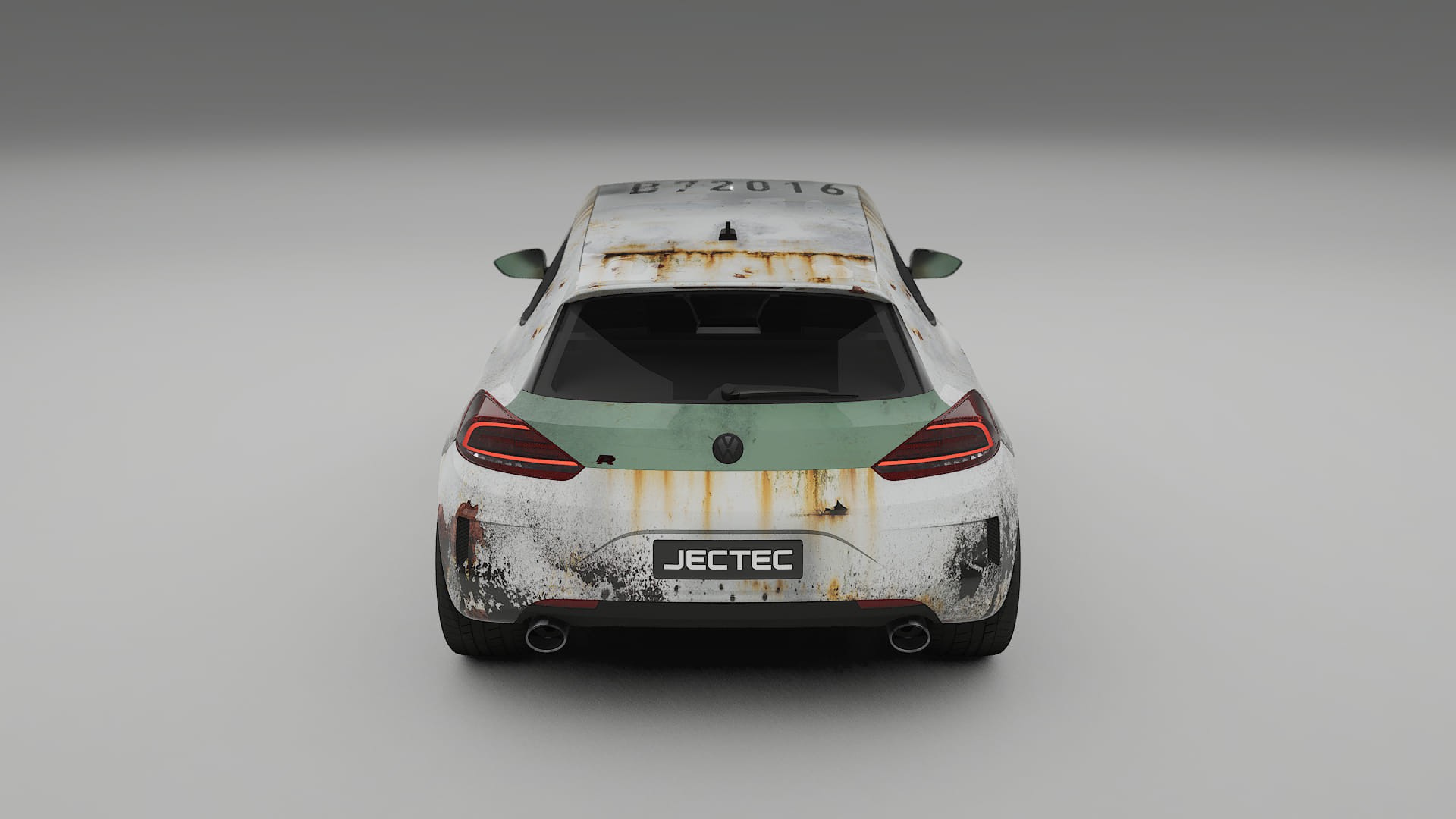 VW Scirocco R III COBRA 11 – Ontworpen Wrap PPF Kit van Printbaar Polyurethaanfolie