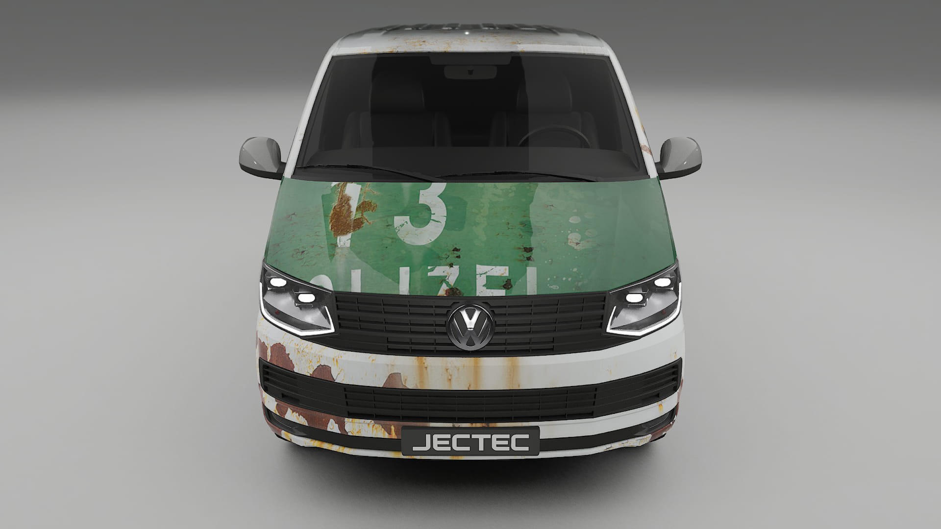 VW Transporter T6 Multivan COBRA 11 – Ontworpen Wrap PPF Kit van Printbaar Polyurethaanfolie