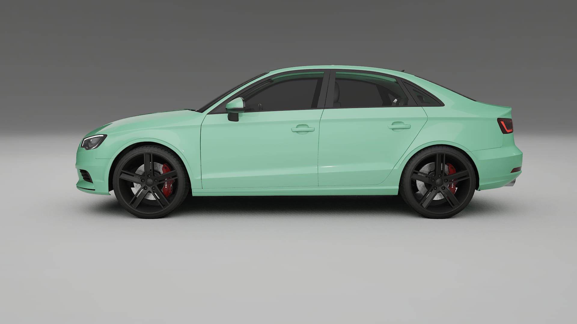 Audi A3 8V sedan prefacelift pre LCI TPU Lakbeschermingsfolie | DUSTY Kleurveranderende PPF – Volledig Voorgesneden Kit