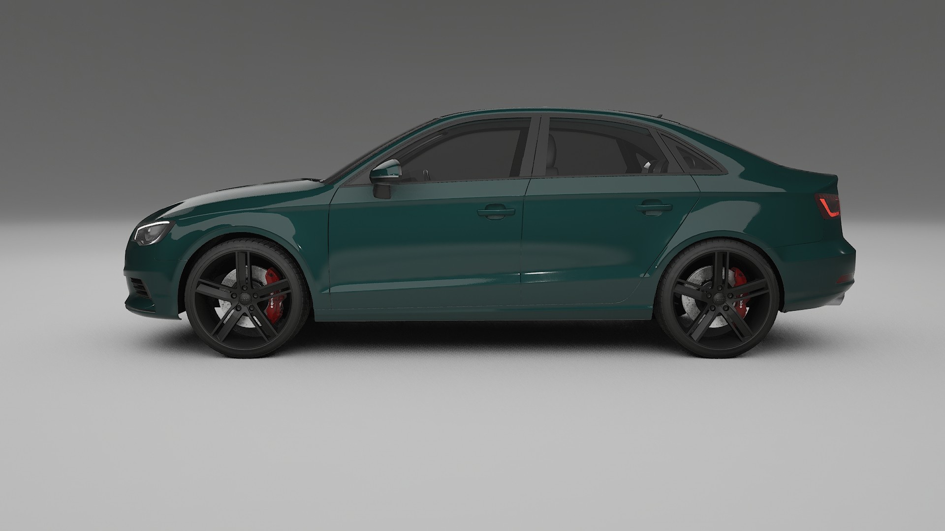 Audi A3 8V sedan prefacelift pre LCI TPU Lakbeschermingsfolie | INFERNO Kleurveranderende PPF – Volledig Voorgesneden Kit