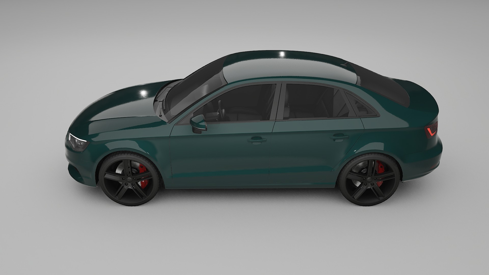 Audi A3 8V sedan prefacelift pre LCI TPU Lakbeschermingsfolie | INFERNO Kleurveranderende PPF – Volledig Voorgesneden Kit