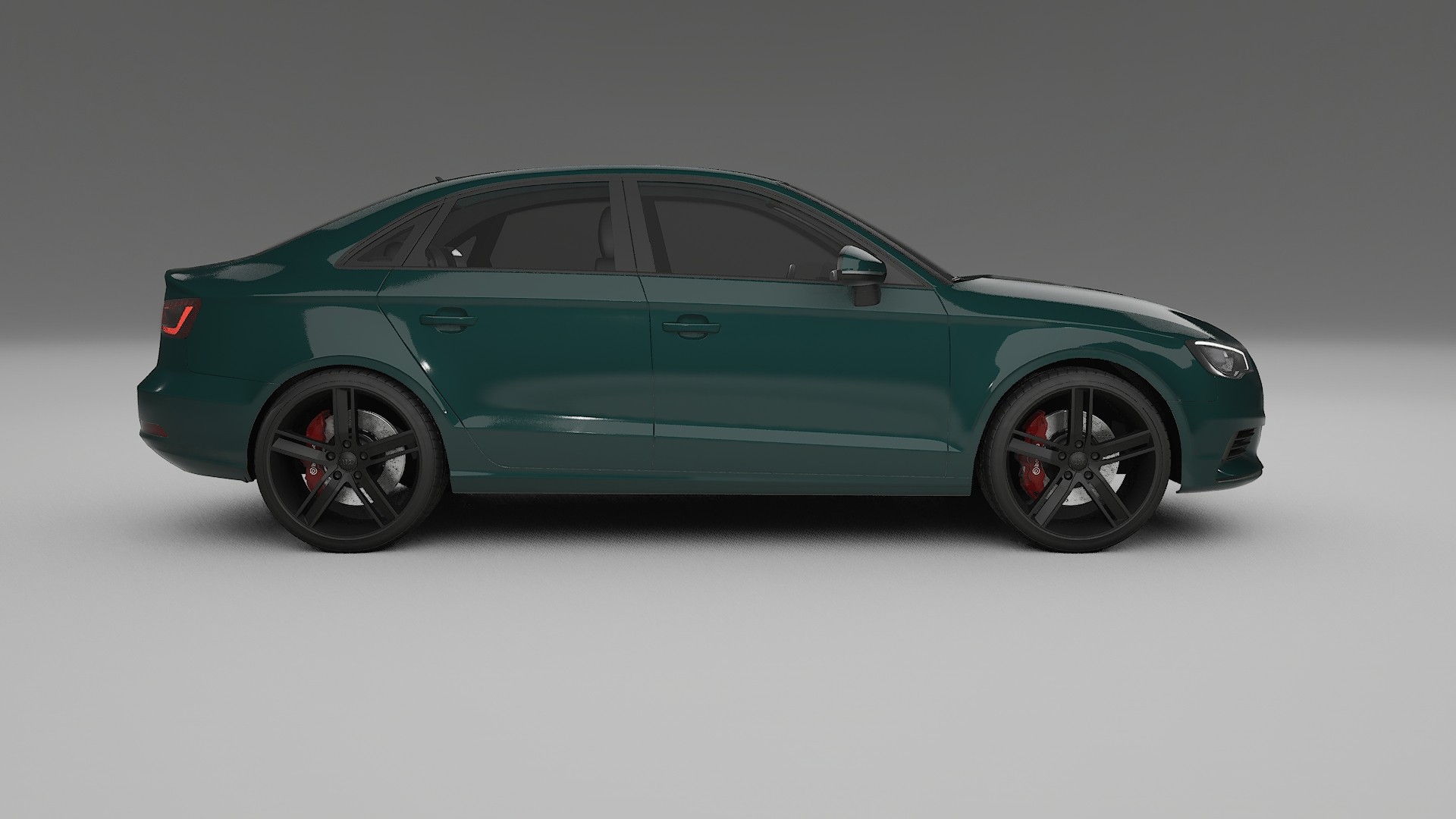 Audi A3 8V sedan prefacelift pre LCI TPU Lakbeschermingsfolie | INFERNO Kleurveranderende PPF – Volledig Voorgesneden Kit