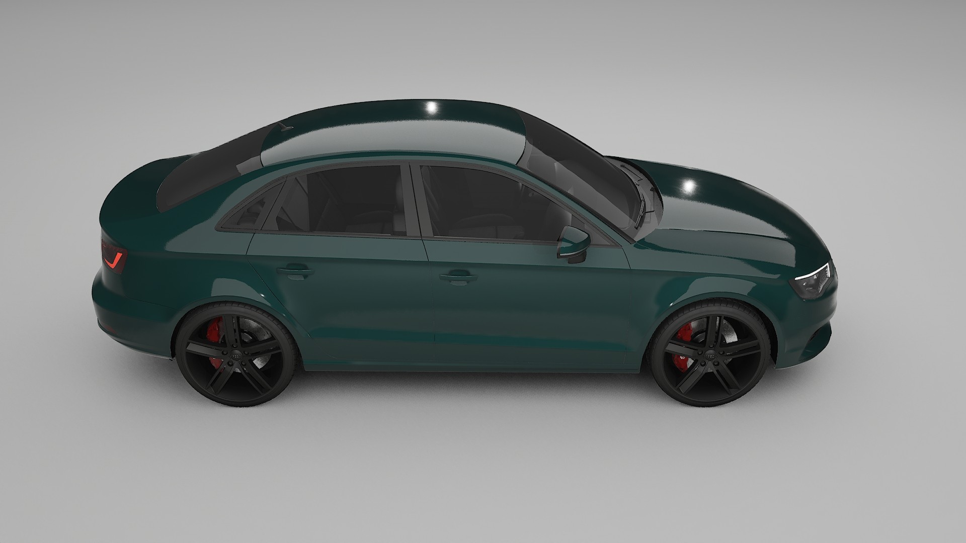 Audi A3 8V sedan prefacelift pre LCI TPU Lakbeschermingsfolie | INFERNO Kleurveranderende PPF – Volledig Voorgesneden Kit