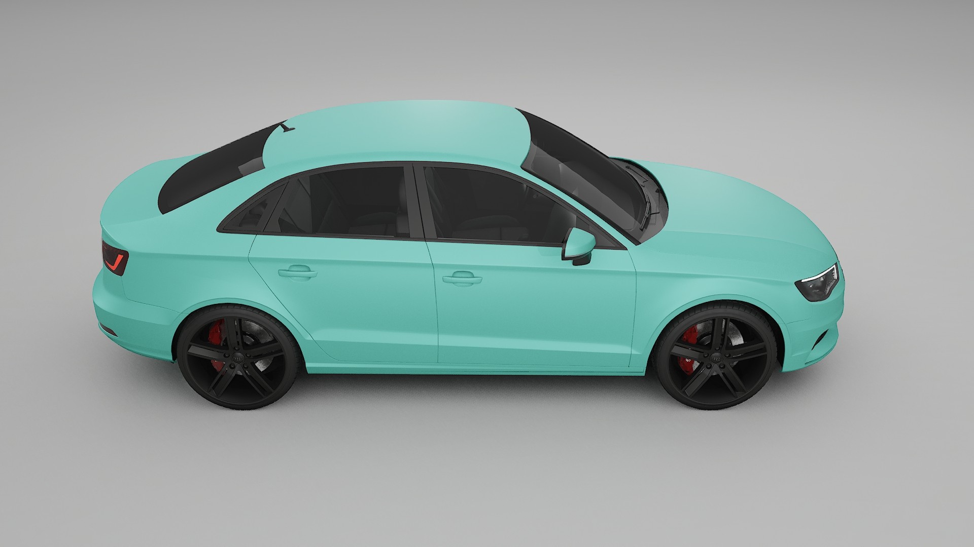 Audi A3 8V sedan prefacelift pre LCI TPU Lakbeschermingsfolie | FROST Kleurveranderende PPF – Volledig Voorgesneden Kit