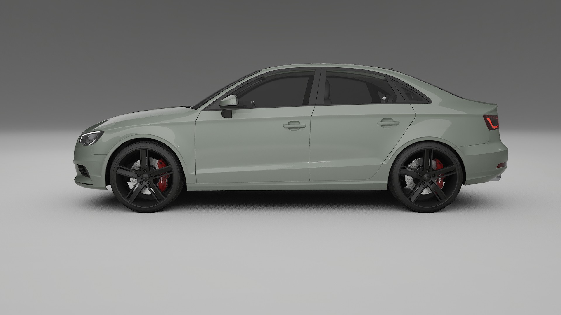 Audi A3 8V sedan prefacelift pre LCI TPU Lakbeschermingsfolie | SLATE Kleurveranderende PPF – Volledig Voorgesneden Kit