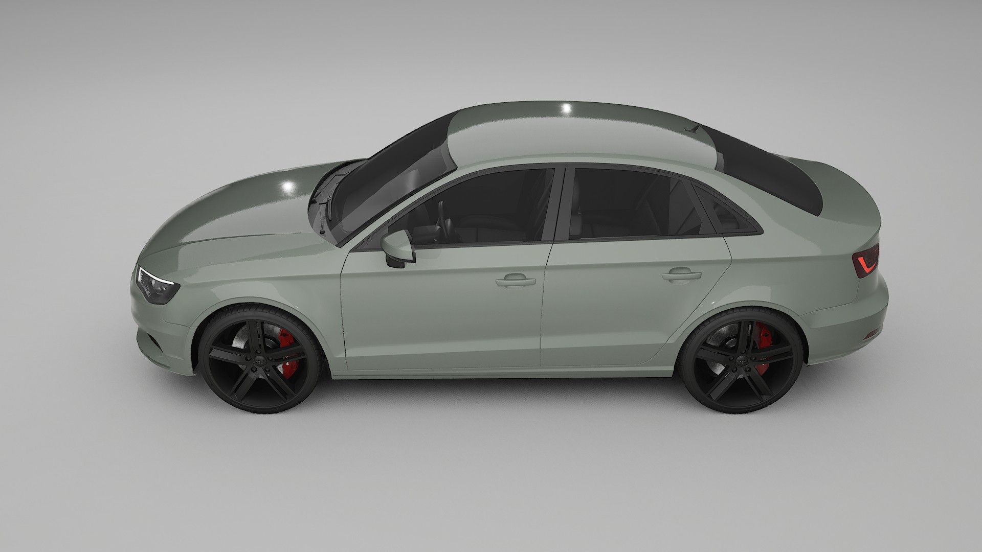 Audi A3 8V sedan prefacelift pre LCI TPU Lakbeschermingsfolie | SLATE Kleurveranderende PPF – Volledig Voorgesneden Kit