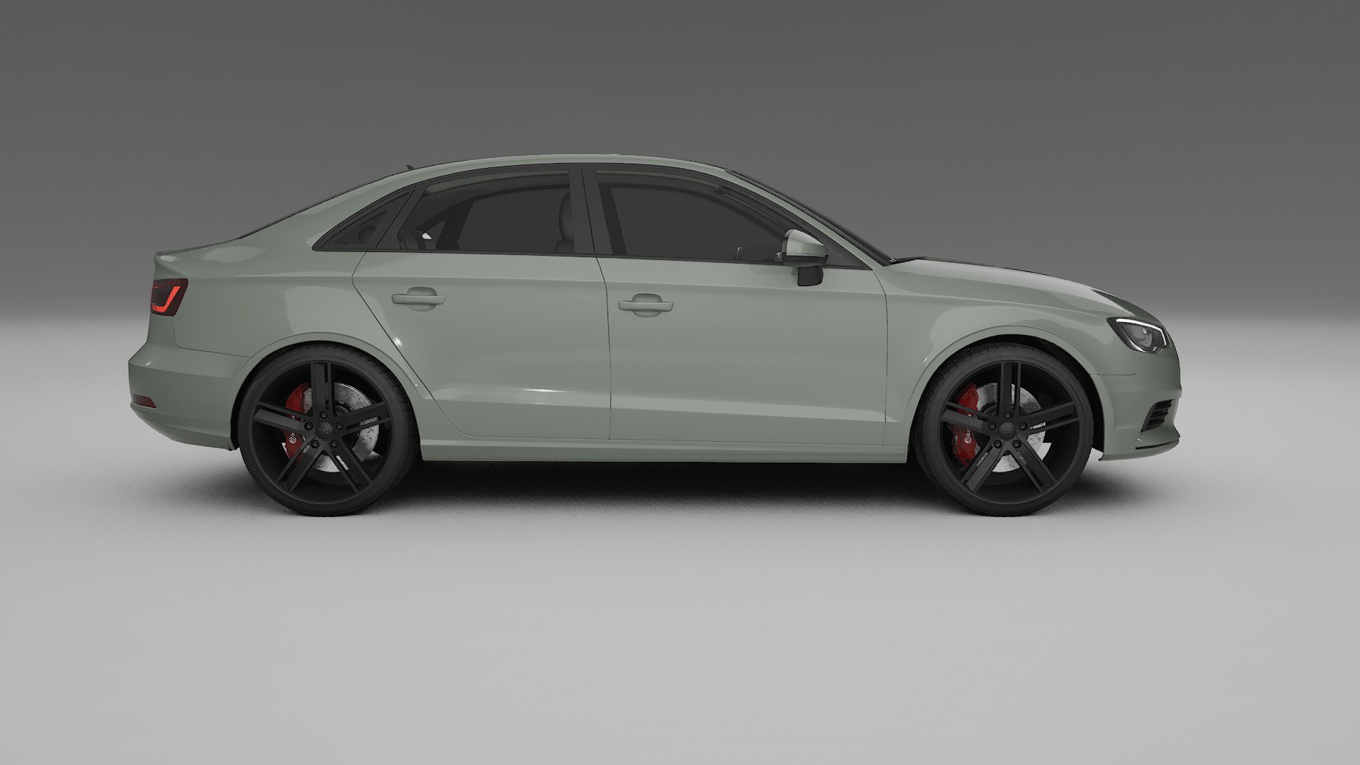 Audi A3 8V sedan prefacelift pre LCI TPU Lakbeschermingsfolie | SLATE Kleurveranderende PPF – Volledig Voorgesneden Kit
