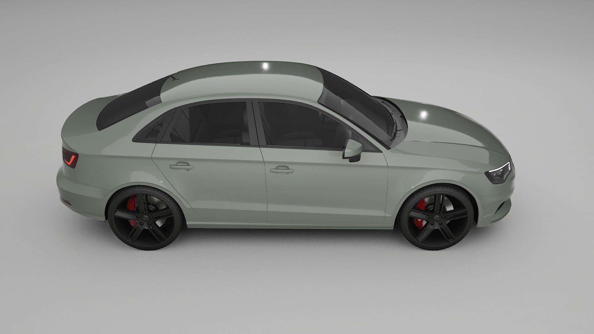 Audi A3 8V sedan prefacelift pre LCI TPU Lakbeschermingsfolie | SLATE Kleurveranderende PPF – Volledig Voorgesneden Kit