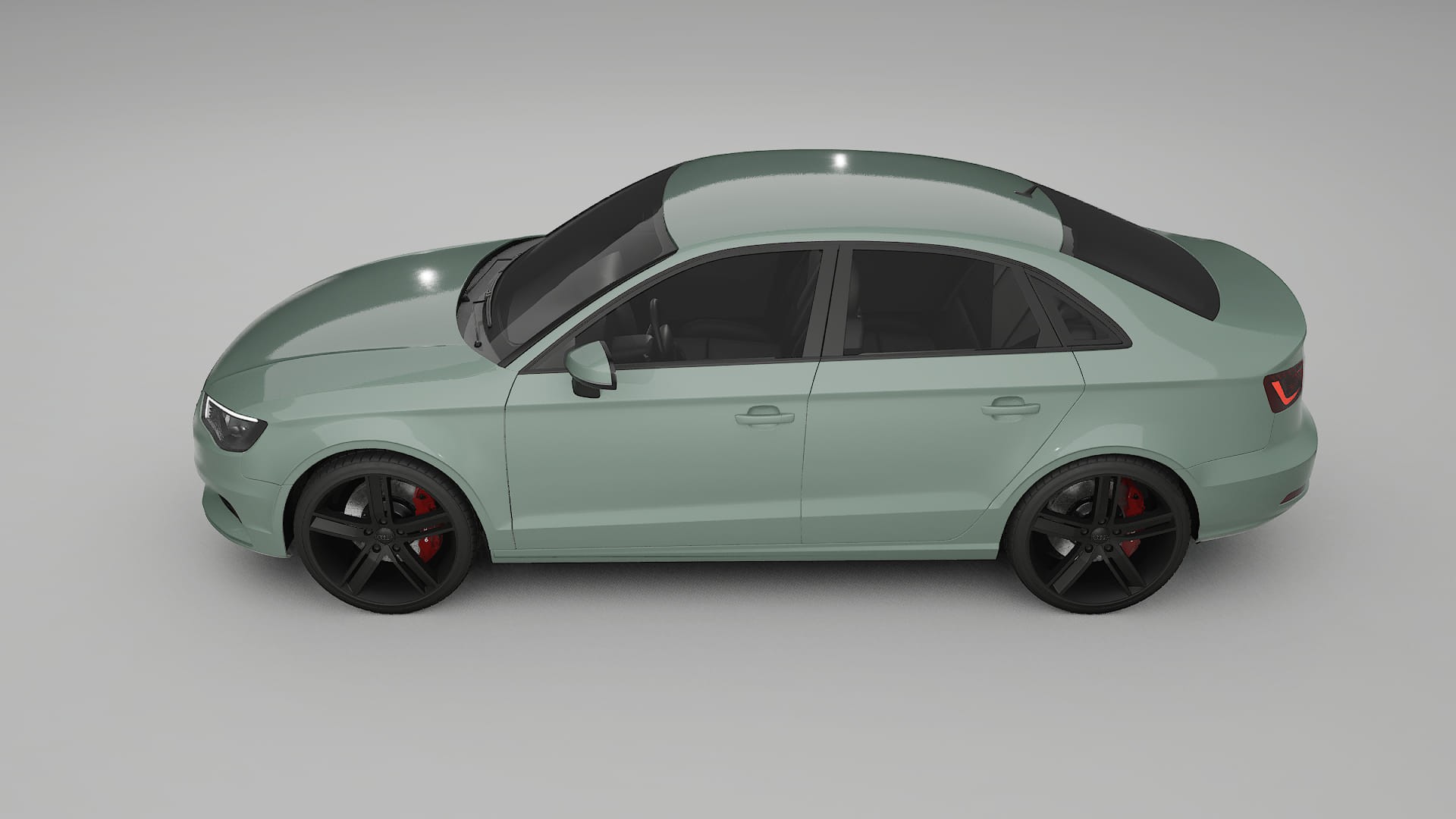 Audi A3 8V sedan prefacelift pre LCI TPU Lakbeschermingsfolie | CINDER Kleurveranderende PPF – Volledig Voorgesneden Kit