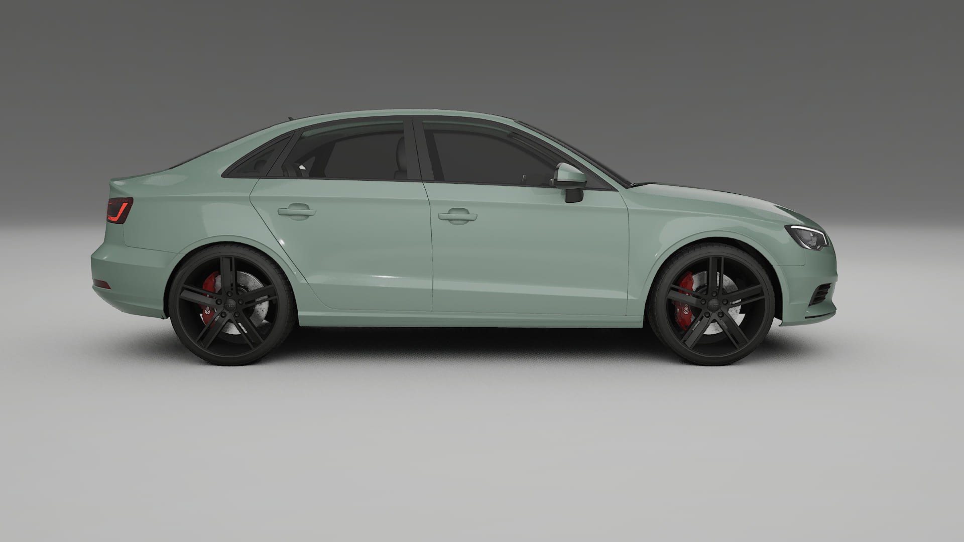 Audi A3 8V sedan prefacelift pre LCI TPU Lakbeschermingsfolie | CINDER Kleurveranderende PPF – Volledig Voorgesneden Kit