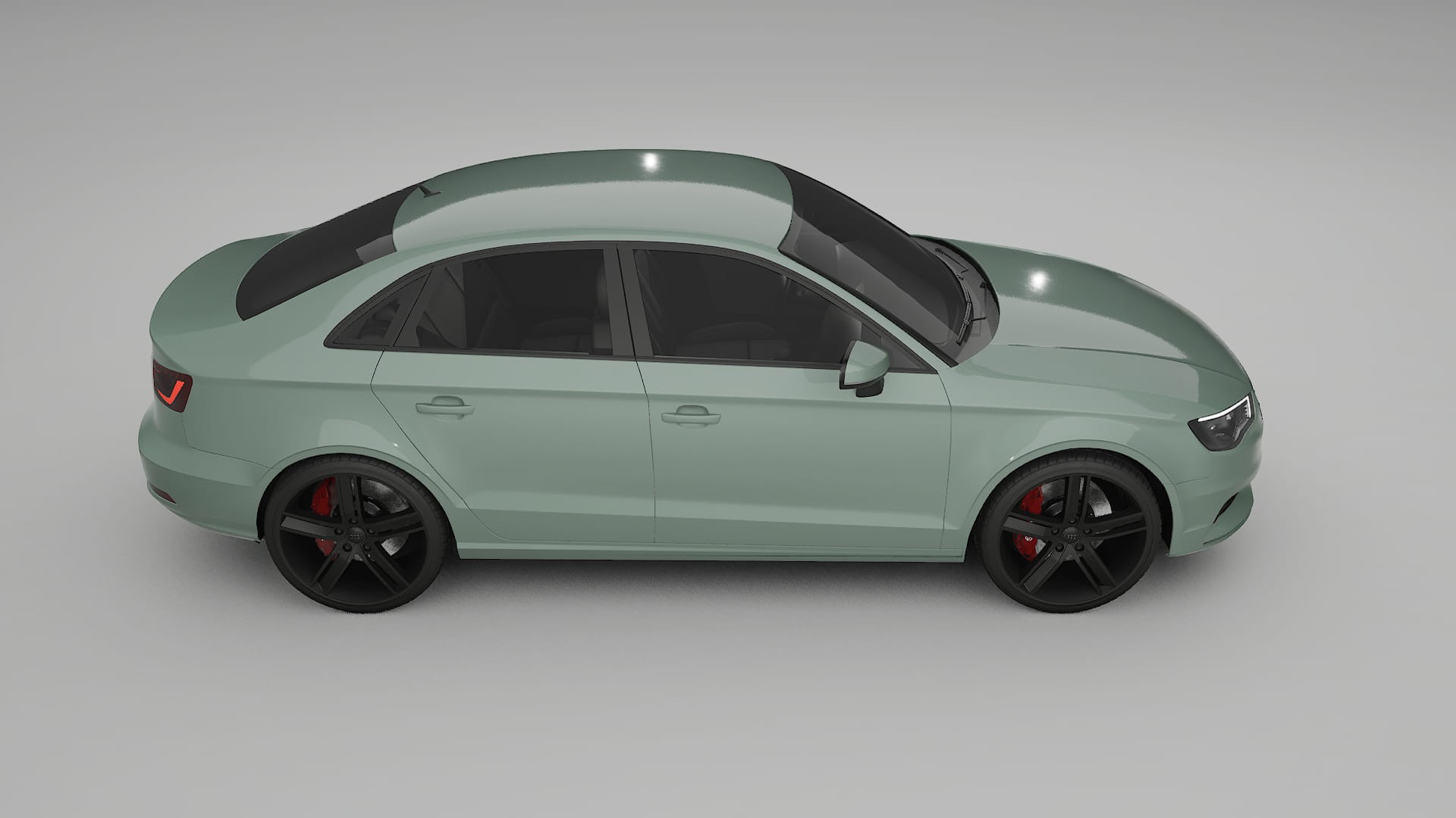 Audi A3 8V sedan prefacelift pre LCI TPU Lakbeschermingsfolie | CINDER Kleurveranderende PPF – Volledig Voorgesneden Kit