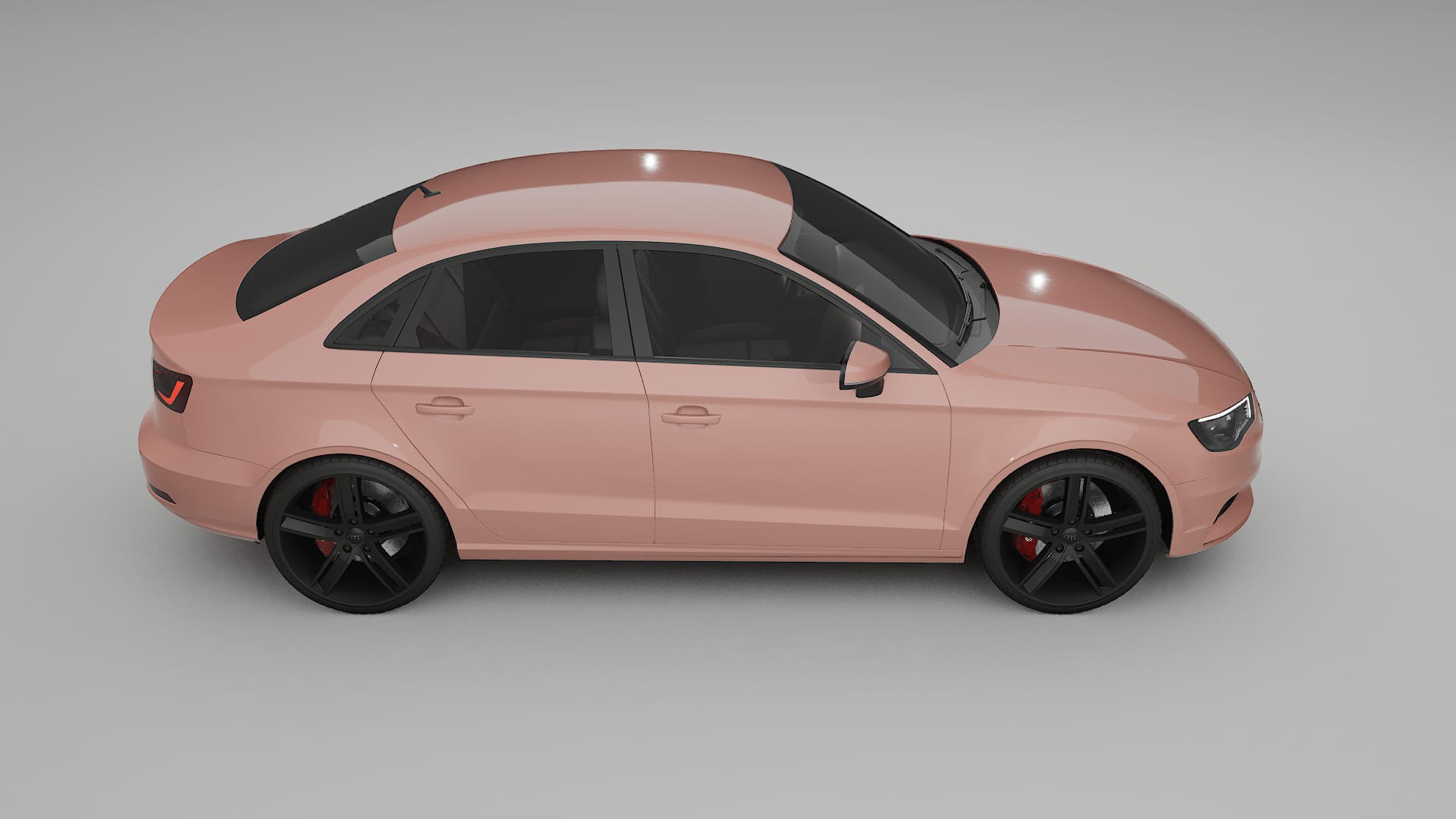 Audi A3 8V sedan prefacelift pre LCI TPU Lakbeschermingsfolie | BLUSH Kleurveranderende PPF – Volledig Voorgesneden Kit