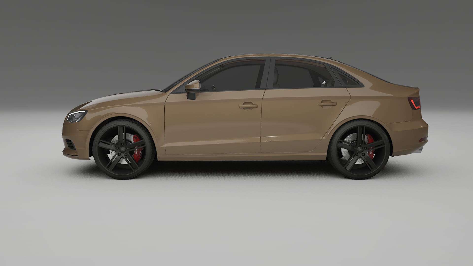 Audi A3 8V sedan prefacelift pre LCI TPU Lakbeschermingsfolie | SAHARA Kleurveranderende PPF – Volledig Voorgesneden Kit