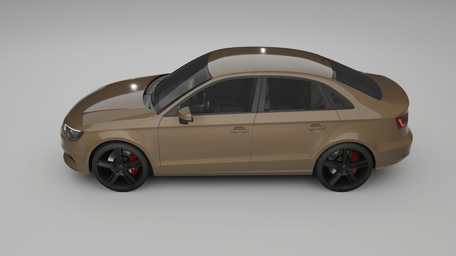 Audi A3 8V sedan prefacelift pre LCI TPU Lakbeschermingsfolie | SAHARA Kleurveranderende PPF – Volledig Voorgesneden Kit