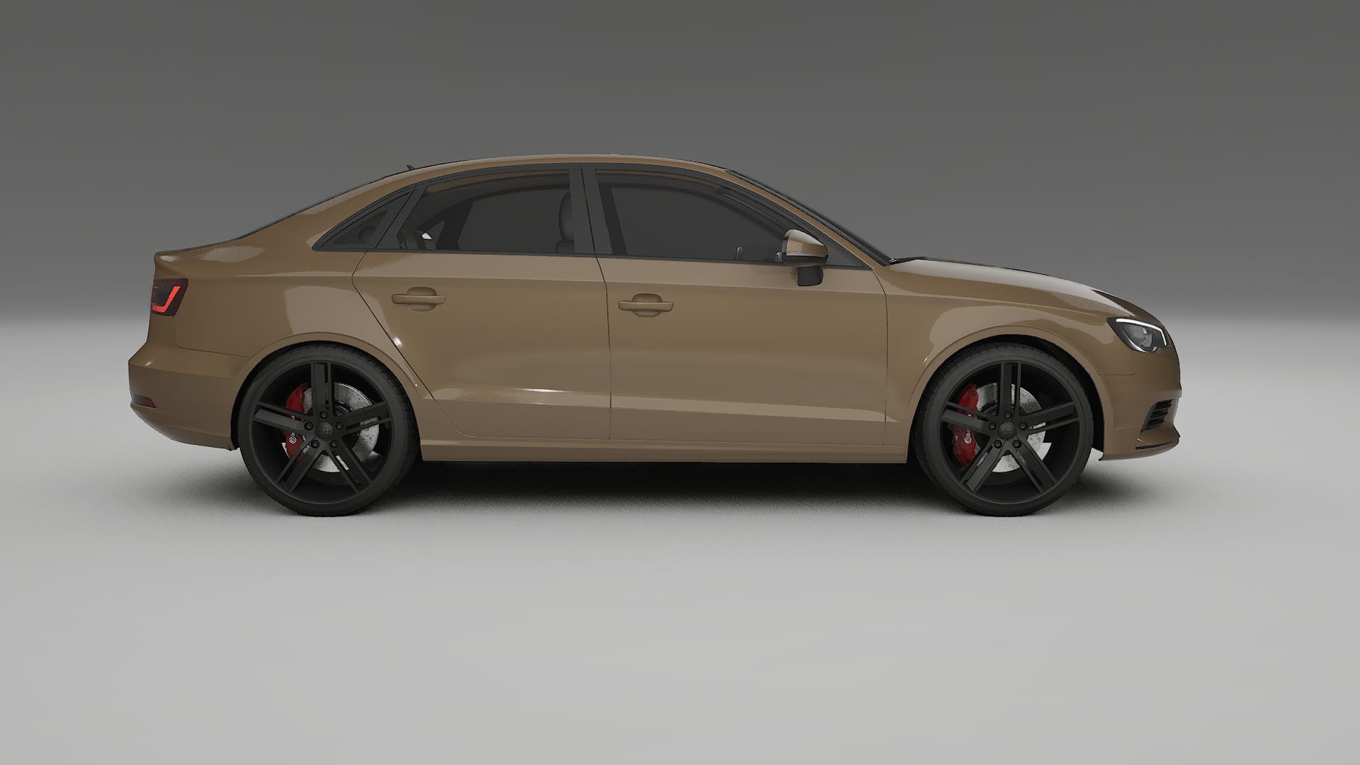 Audi A3 8V sedan prefacelift pre LCI TPU Lakbeschermingsfolie | SAHARA Kleurveranderende PPF – Volledig Voorgesneden Kit