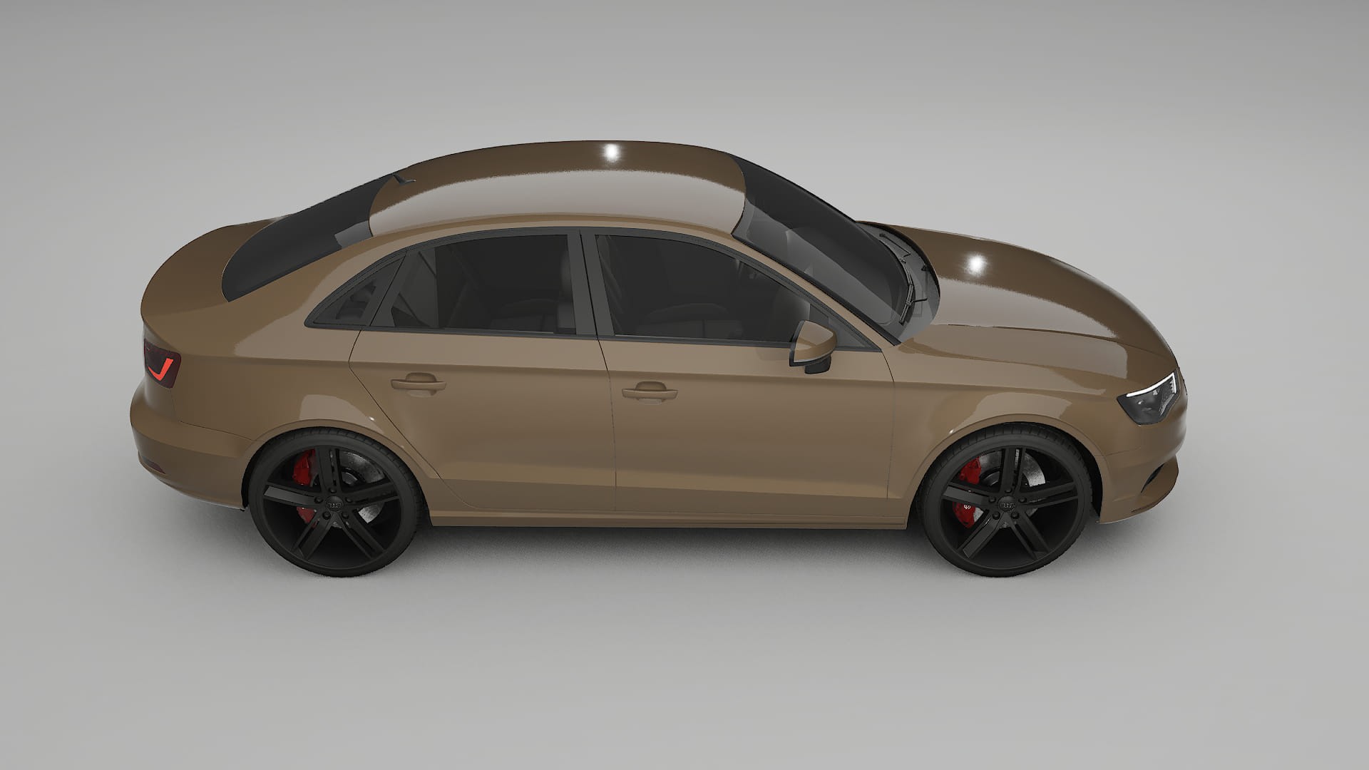 Audi A3 8V sedan prefacelift pre LCI TPU Lakbeschermingsfolie | SAHARA Kleurveranderende PPF – Volledig Voorgesneden Kit