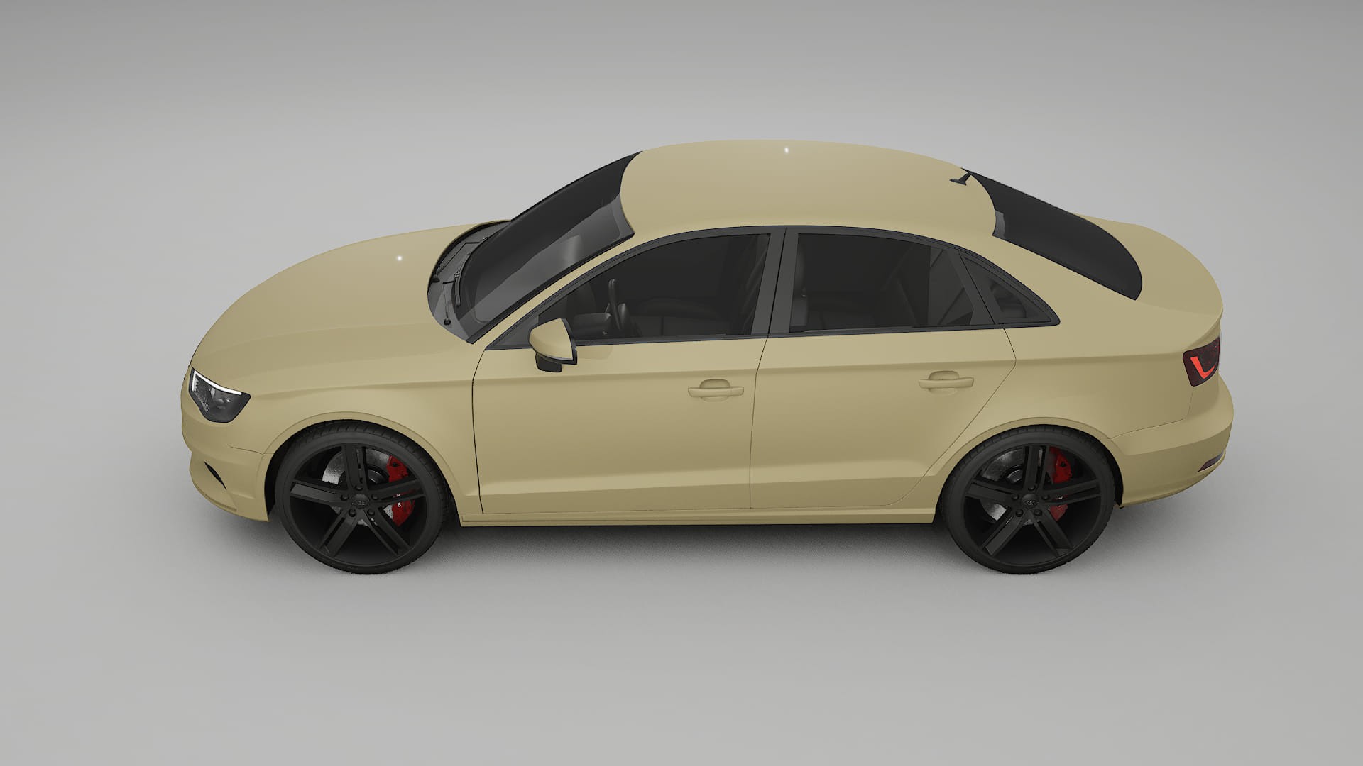 Audi A3 8V sedan prefacelift pre LCI TPU Lakbeschermingsfolie | SAND Kleurveranderende PPF – Volledig Voorgesneden Kit