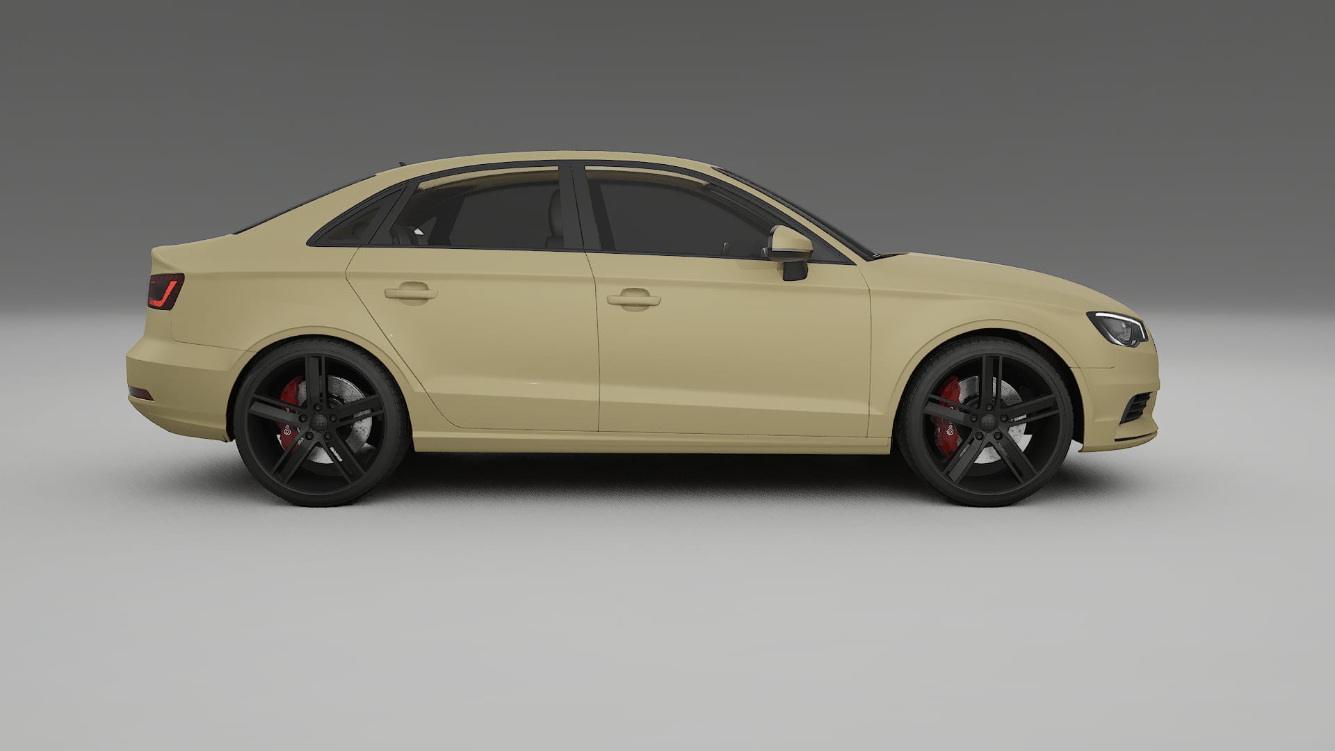 Audi A3 8V sedan prefacelift pre LCI TPU Lakbeschermingsfolie | SAND Kleurveranderende PPF – Volledig Voorgesneden Kit