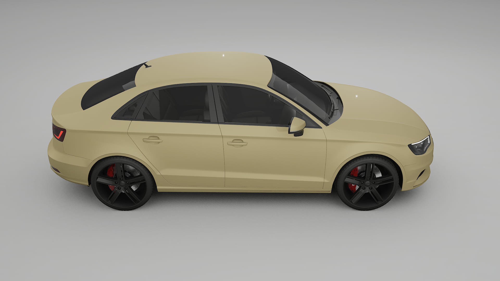 Audi A3 8V sedan prefacelift pre LCI TPU Lakbeschermingsfolie | SAND Kleurveranderende PPF – Volledig Voorgesneden Kit