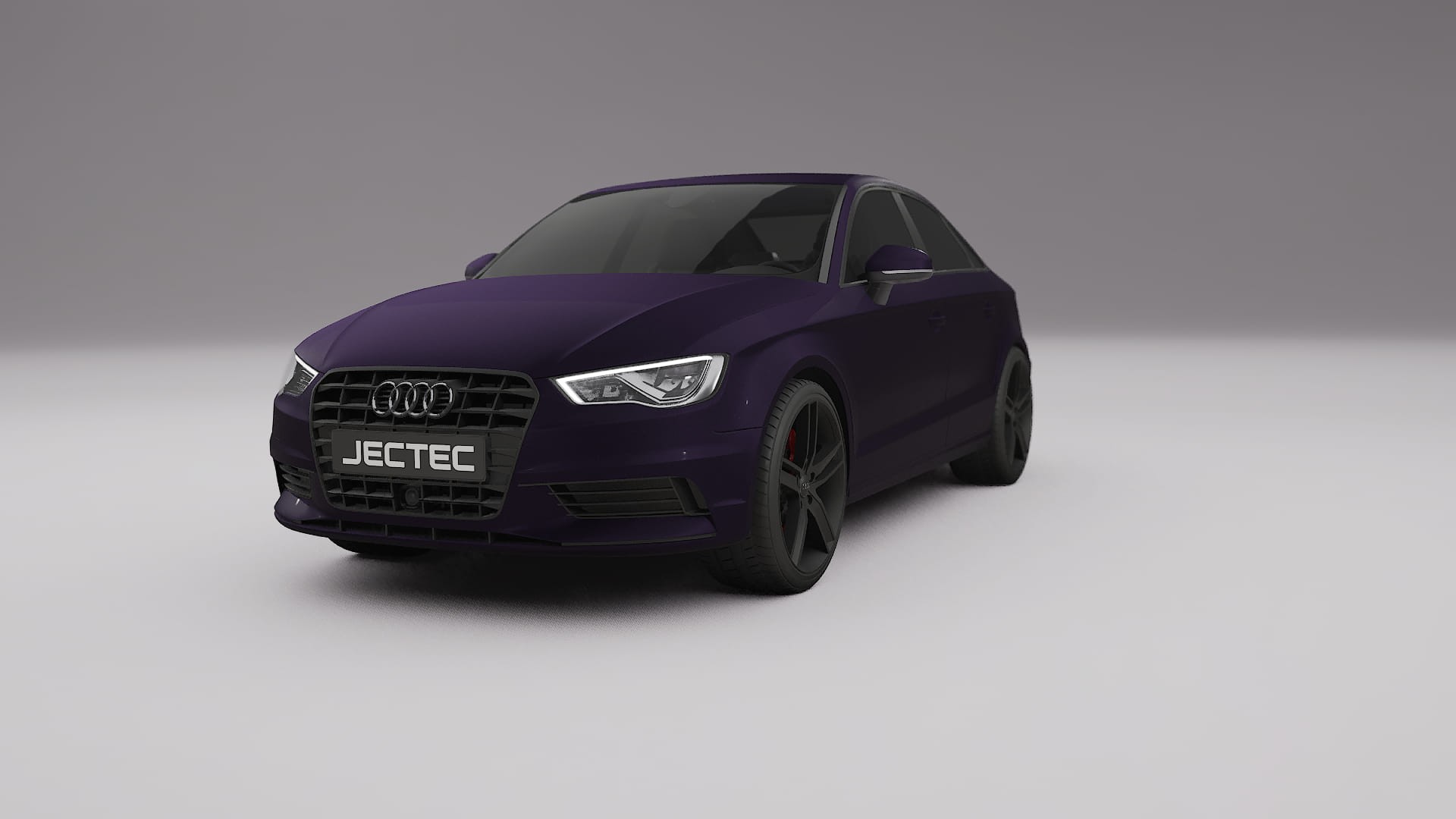 Audi A3 8V sedan prefacelift pre LCI TPU Lakbeschermingsfolie | VIOLET Kleurveranderende PPF – Volledig Voorgesneden Kit