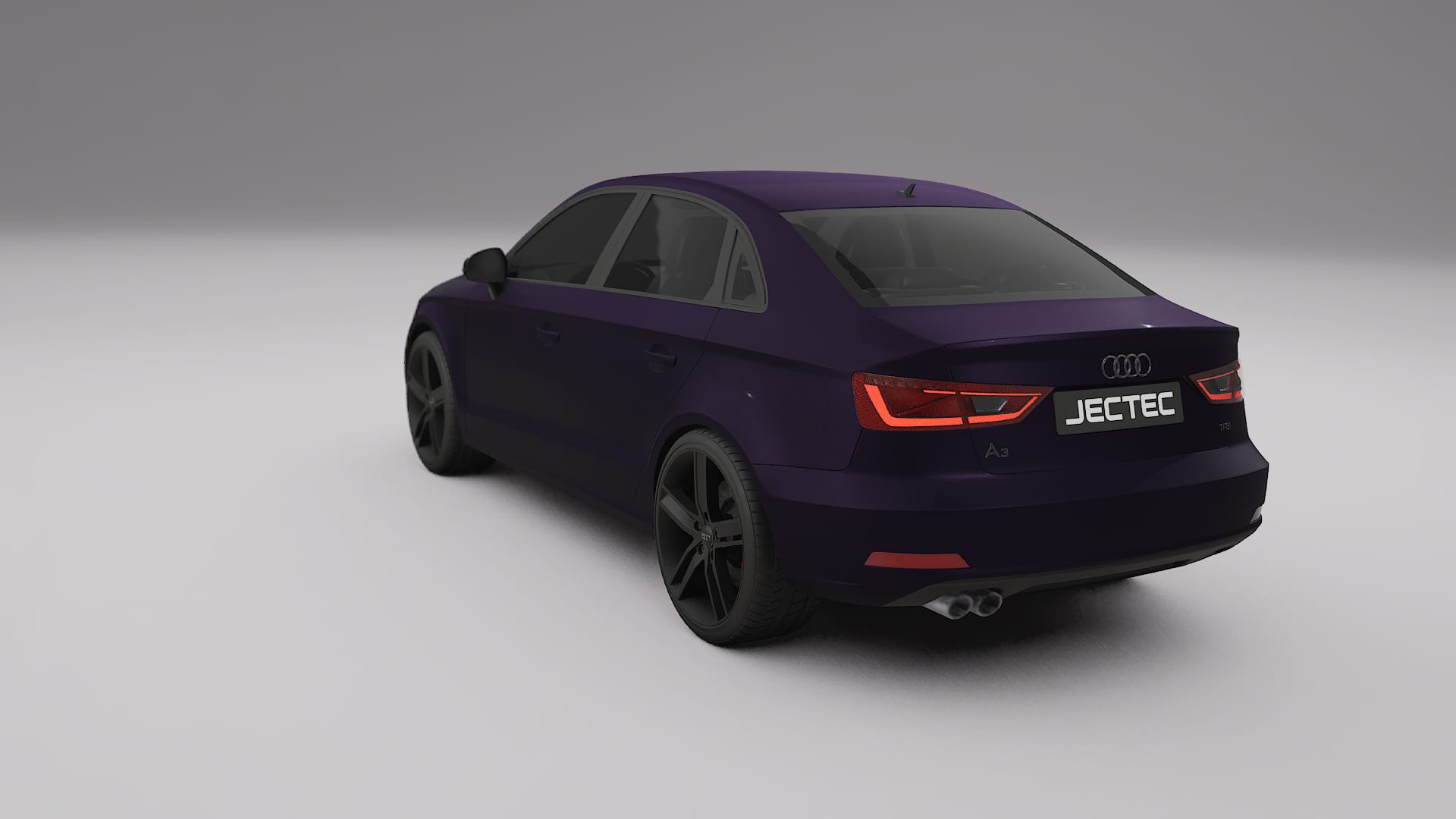 Audi A3 8V sedan prefacelift pre LCI TPU Lakbeschermingsfolie | VIOLET Kleurveranderende PPF – Volledig Voorgesneden Kit