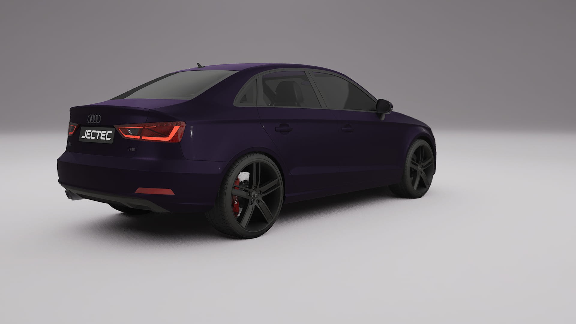 Audi A3 8V sedan prefacelift pre LCI TPU Lakbeschermingsfolie | VIOLET Kleurveranderende PPF – Volledig Voorgesneden Kit
