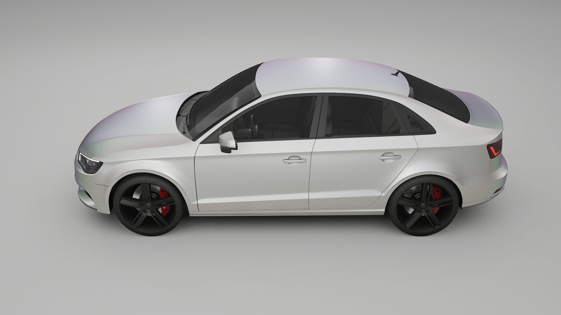 Audi A3 8V sedan prefacelift pre LCI TPU Lakbeschermingsfolie | NEBULA Kleurveranderende PPF – Volledig Voorgesneden Kit