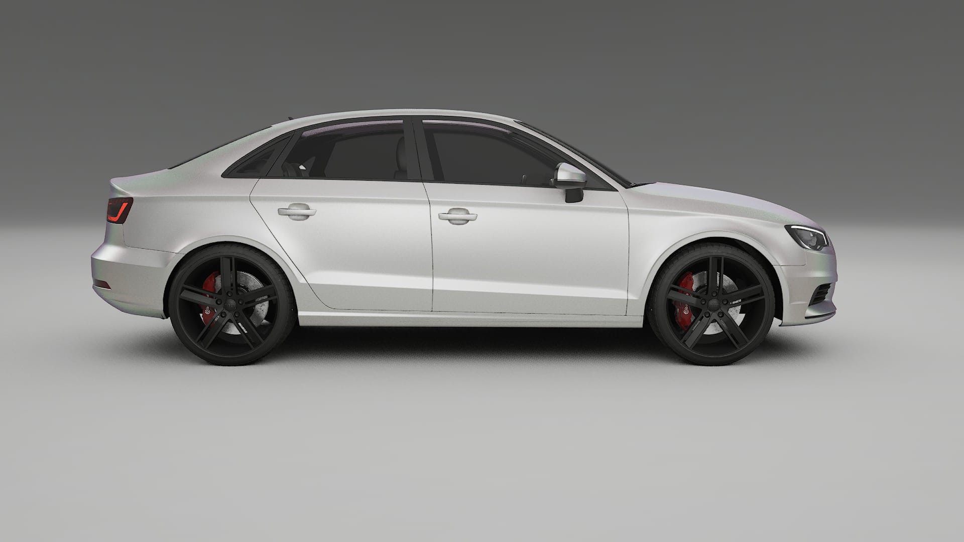 Audi A3 8V sedan prefacelift pre LCI TPU Lakbeschermingsfolie | NEBULA Kleurveranderende PPF – Volledig Voorgesneden Kit