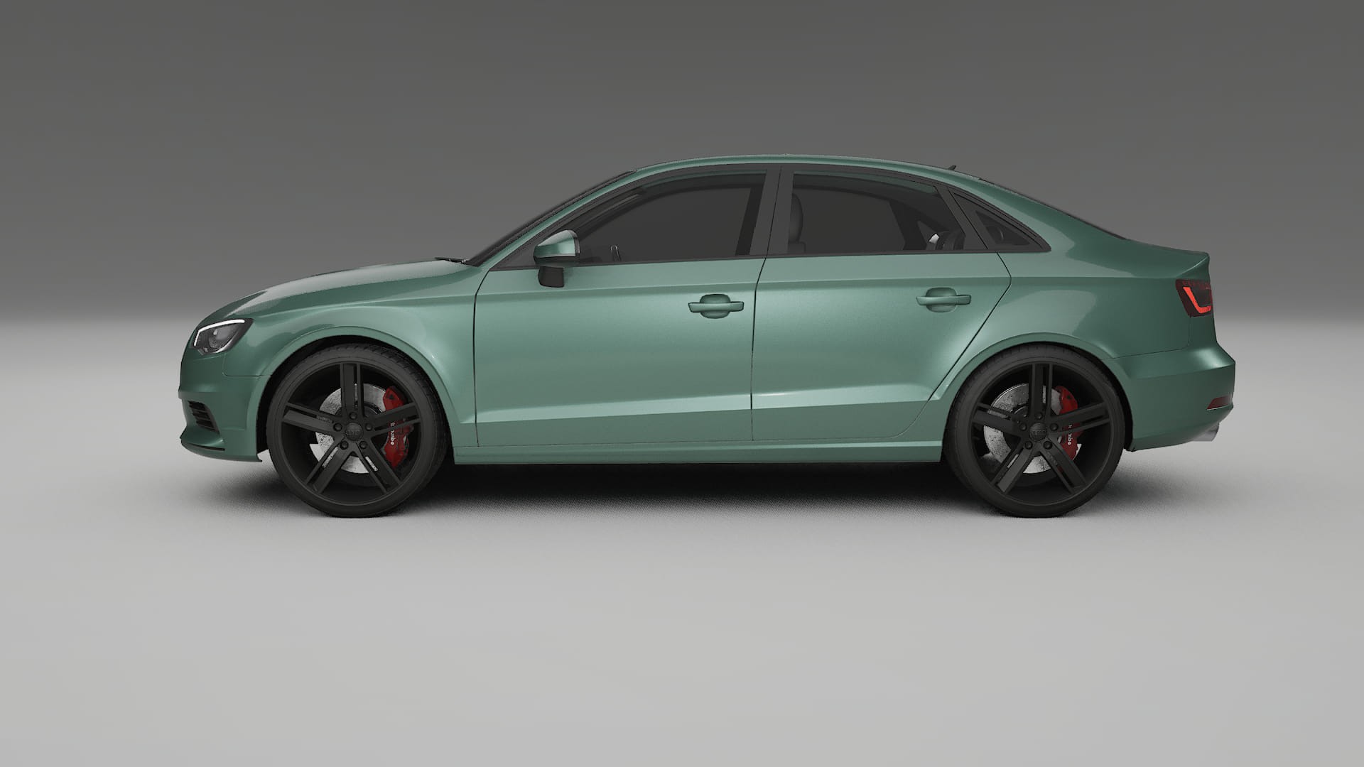 Audi A3 8V sedan prefacelift pre LCI TPU Lakbeschermingsfolie | EVERGREEN Kleurveranderende PPF – Volledig Voorgesneden Kit