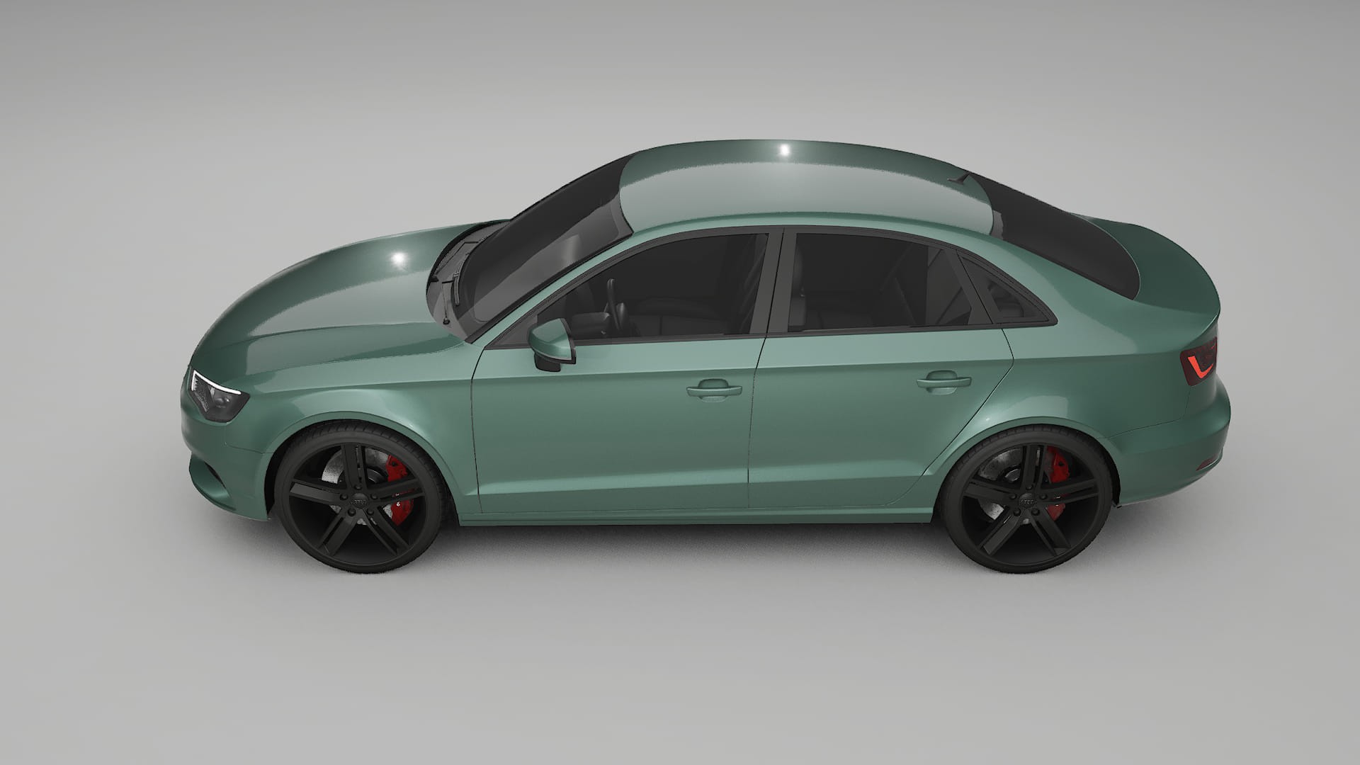 Audi A3 8V sedan prefacelift pre LCI TPU Lakbeschermingsfolie | EVERGREEN Kleurveranderende PPF – Volledig Voorgesneden Kit