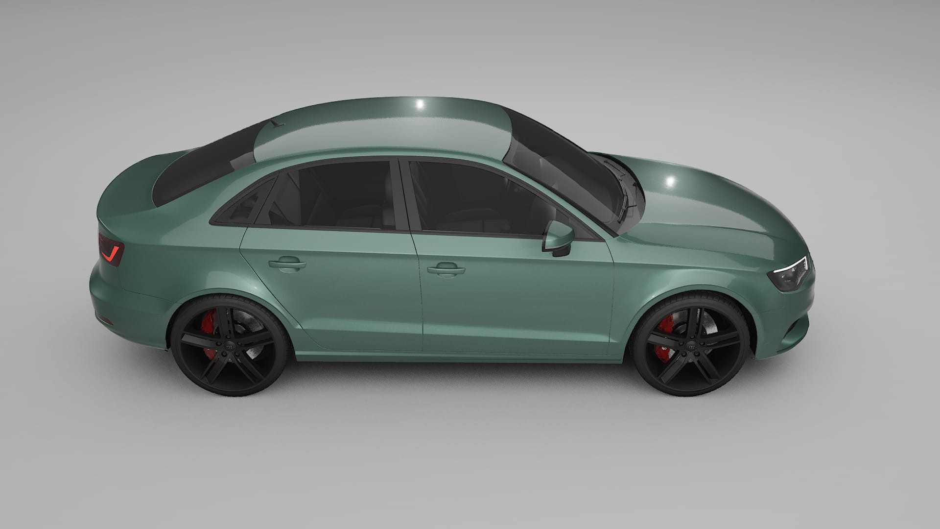 Audi A3 8V sedan prefacelift pre LCI TPU Lakbeschermingsfolie | EVERGREEN Kleurveranderende PPF – Volledig Voorgesneden Kit