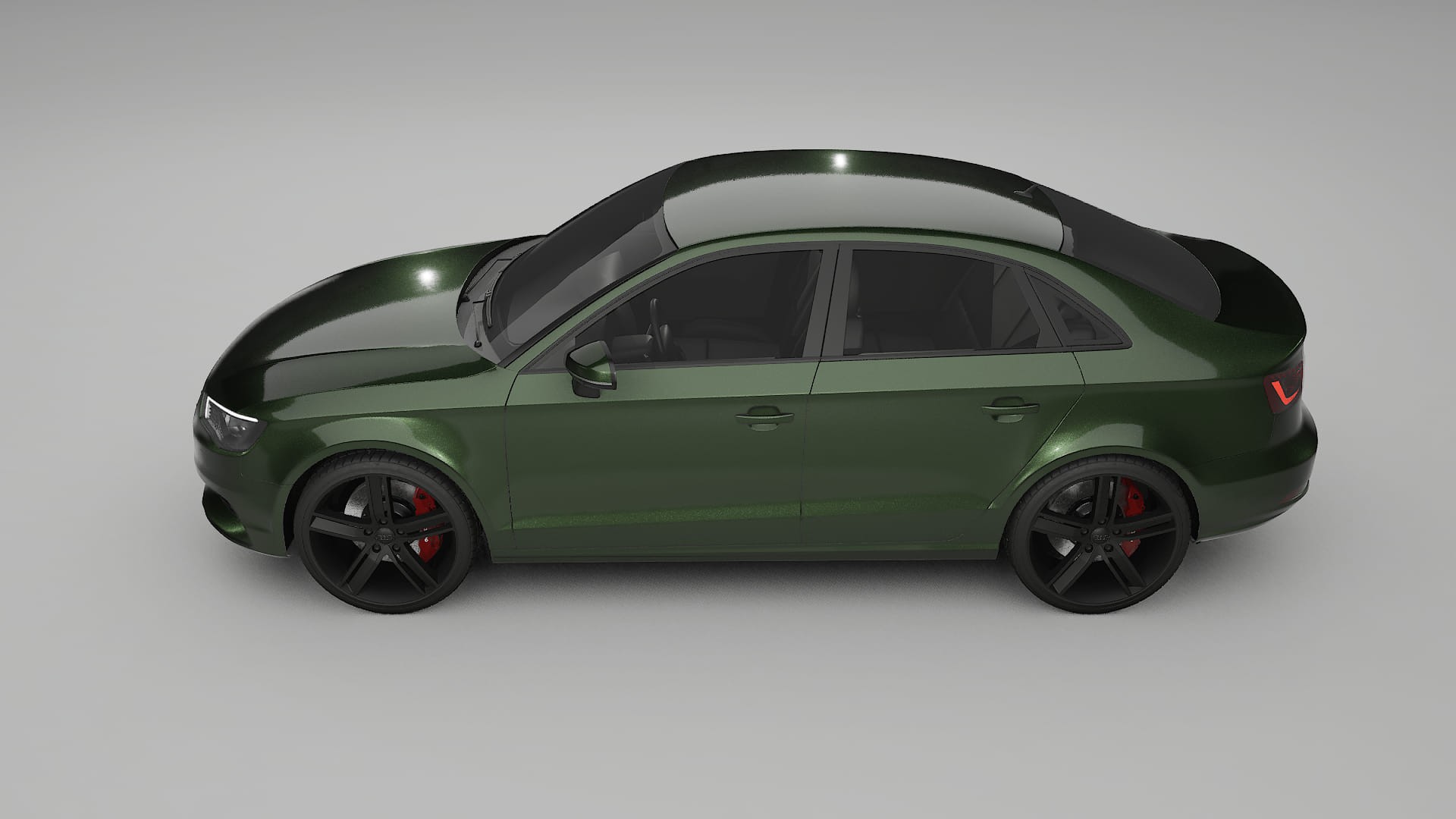 Audi A3 8V sedan prefacelift pre LCI TPU Lakbeschermingsfolie | LAGOON Kleurveranderende PPF – Volledig Voorgesneden Kit