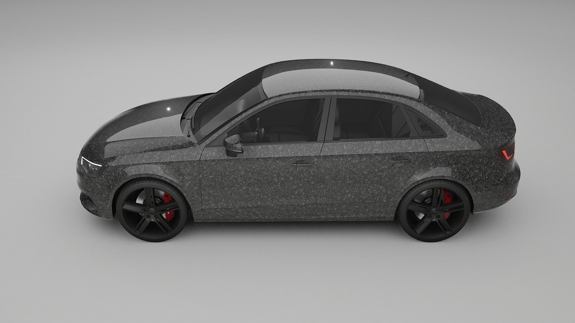 Audi A3 8V sedan prefacelift pre LCI TPU Lakbeschermingsfolie | FORGED S Kleurveranderende PPF – Volledig Voorgesneden Kit