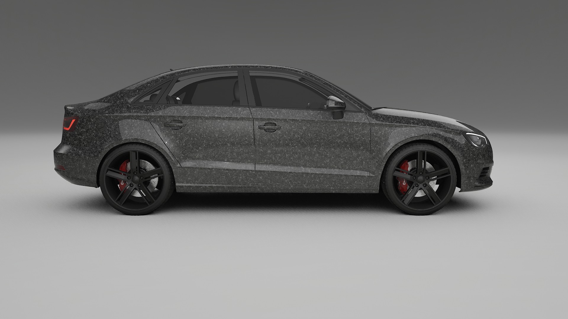 Audi A3 8V sedan prefacelift pre LCI TPU Lakbeschermingsfolie | FORGED S Kleurveranderende PPF – Volledig Voorgesneden Kit