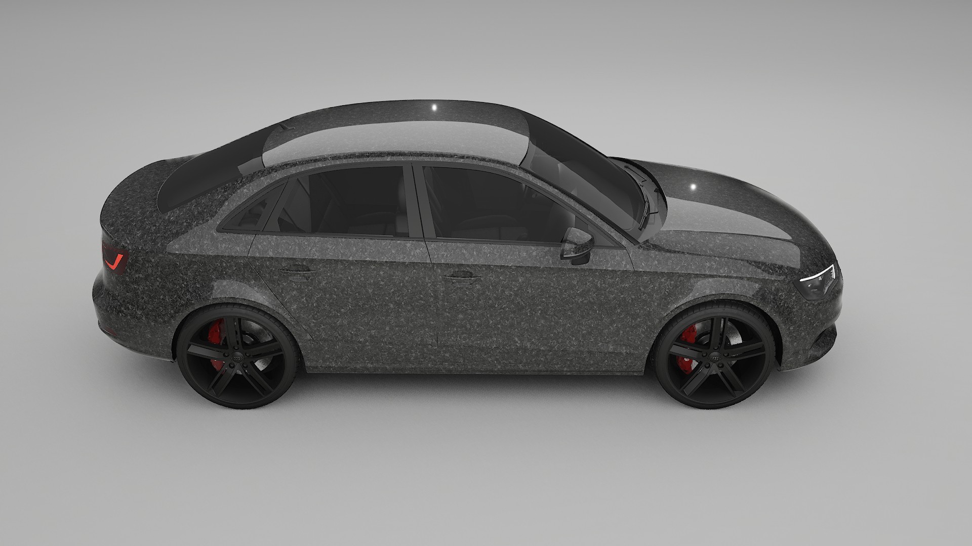 Audi A3 8V sedan prefacelift pre LCI TPU Lakbeschermingsfolie | FORGED S Kleurveranderende PPF – Volledig Voorgesneden Kit