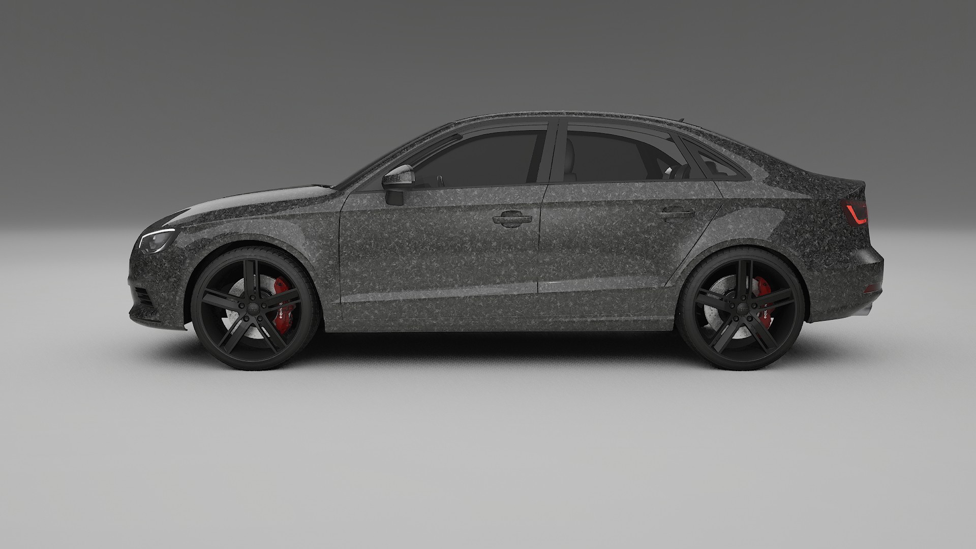 Audi A3 8V sedan prefacelift pre LCI TPU Lakbeschermingsfolie | FORGED S Kleurveranderende PPF – Volledig Voorgesneden Kit