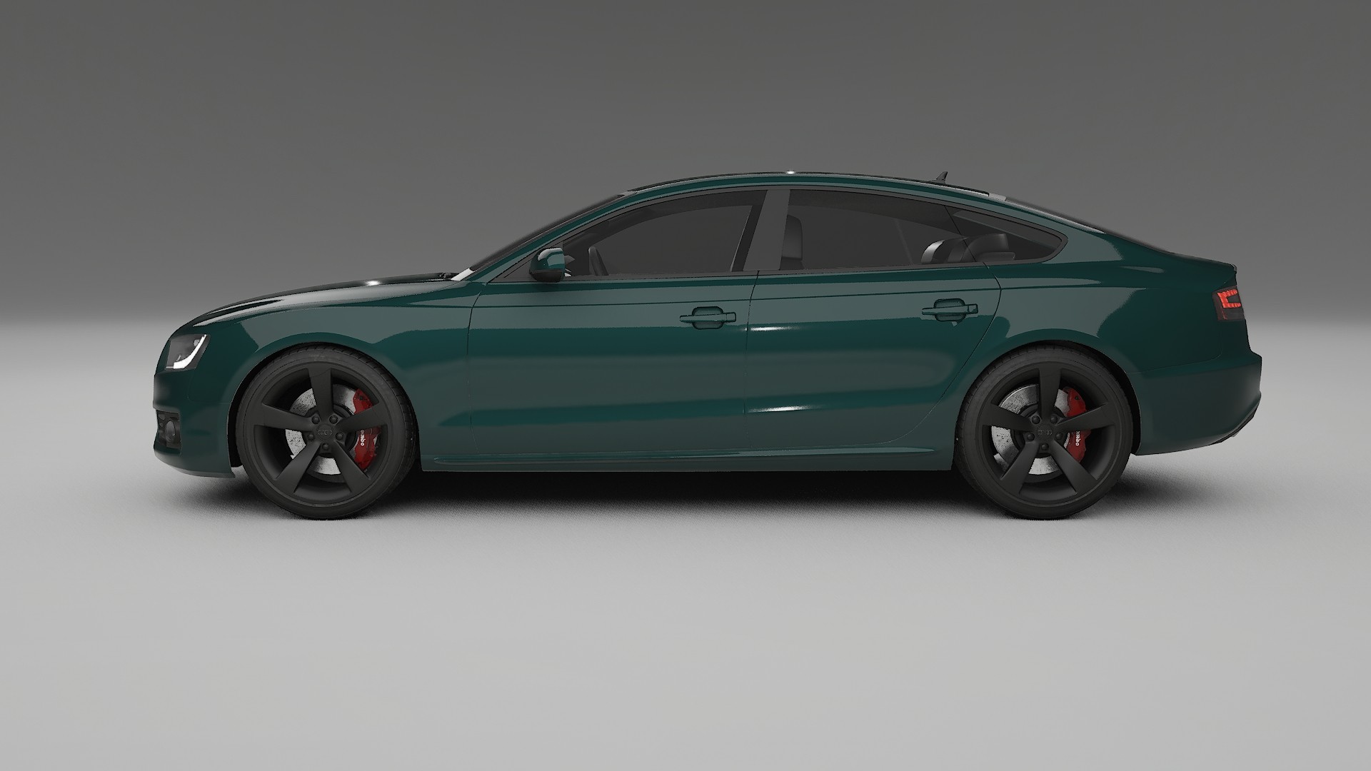 Audi A5 8T Sportback prefacelift pre LCI TPU Lakbeschermingsfolie | INFERNO Kleurveranderende PPF – Volledig Voorgesneden Kit