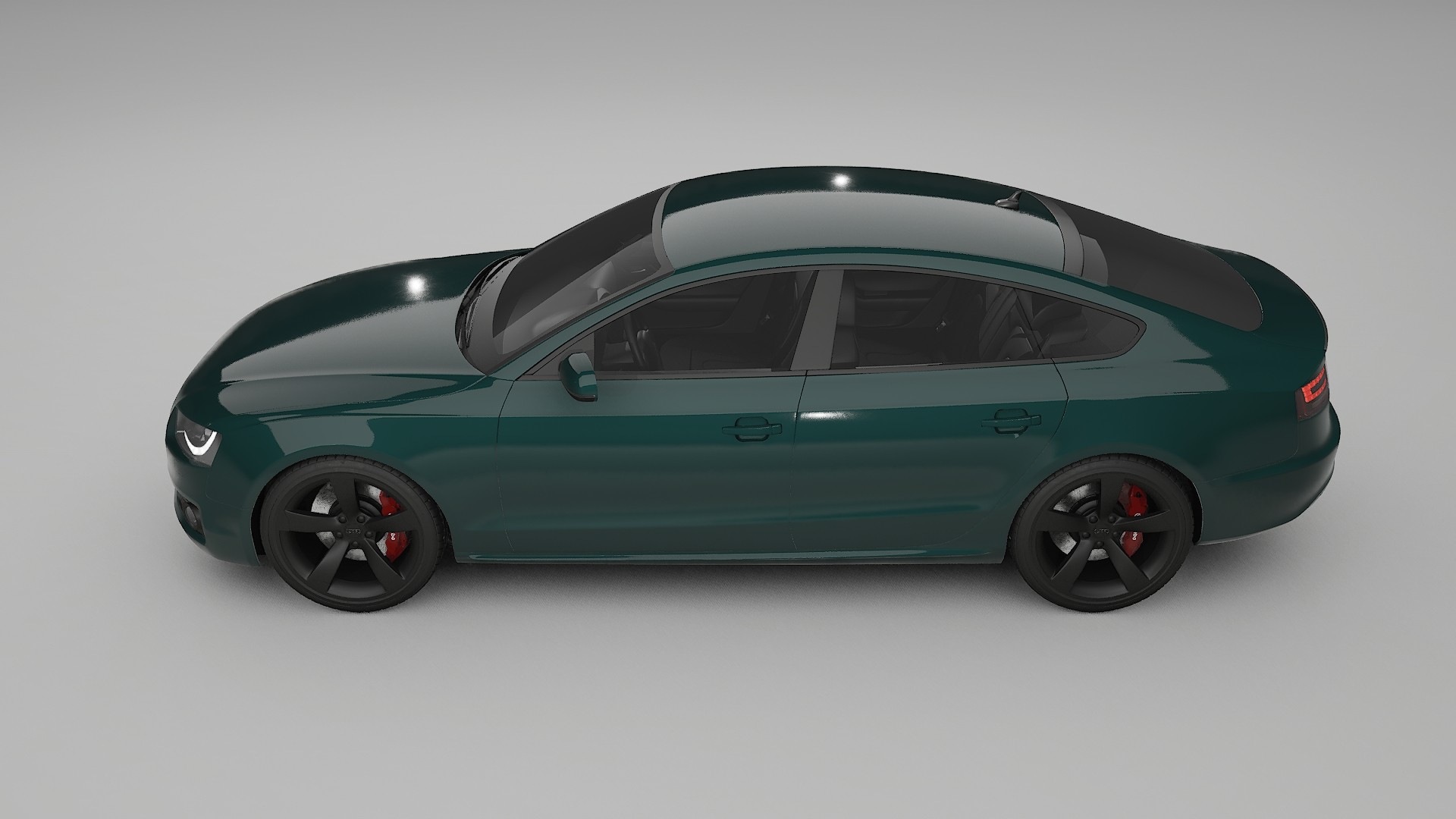 Audi A5 8T Sportback prefacelift pre LCI TPU Lakbeschermingsfolie | INFERNO Kleurveranderende PPF – Volledig Voorgesneden Kit