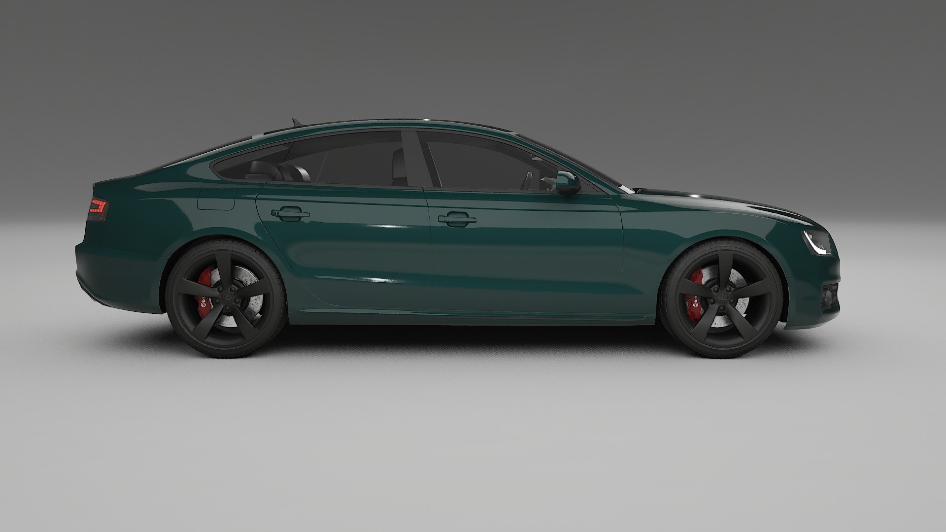 Audi A5 8T Sportback prefacelift pre LCI TPU Lakbeschermingsfolie | INFERNO Kleurveranderende PPF – Volledig Voorgesneden Kit