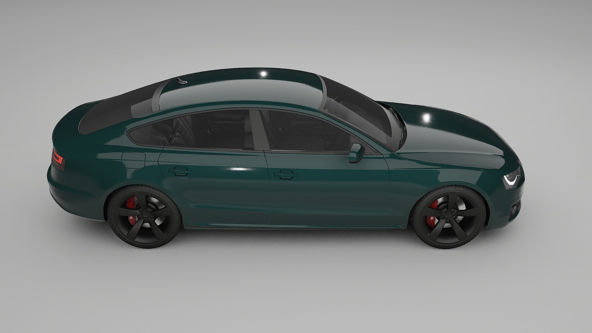 Audi A5 8T Sportback prefacelift pre LCI TPU Lakbeschermingsfolie | INFERNO Kleurveranderende PPF – Volledig Voorgesneden Kit